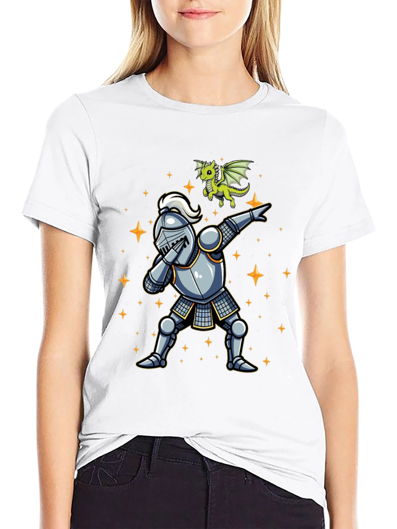 Dabbing Knight & Dragon T-Shirt
