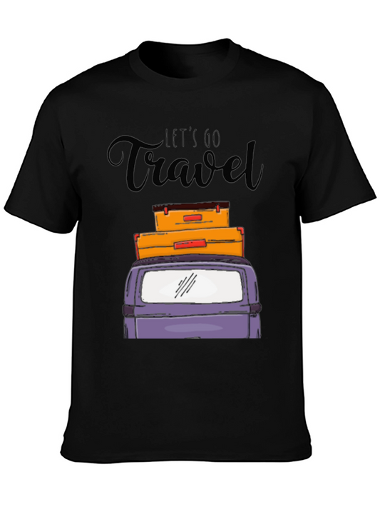 Lets Go Travel Graphic T-Shirt