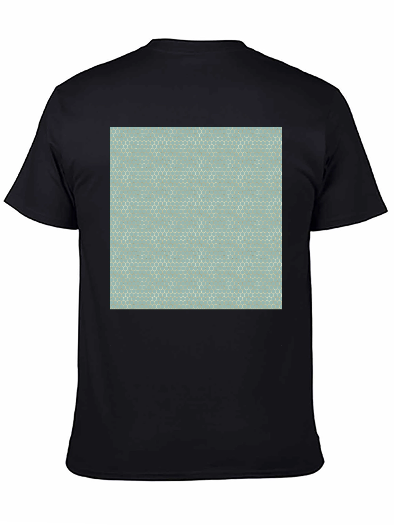 Honeycomb Pattern T-Shirt - Modern Geometric Design