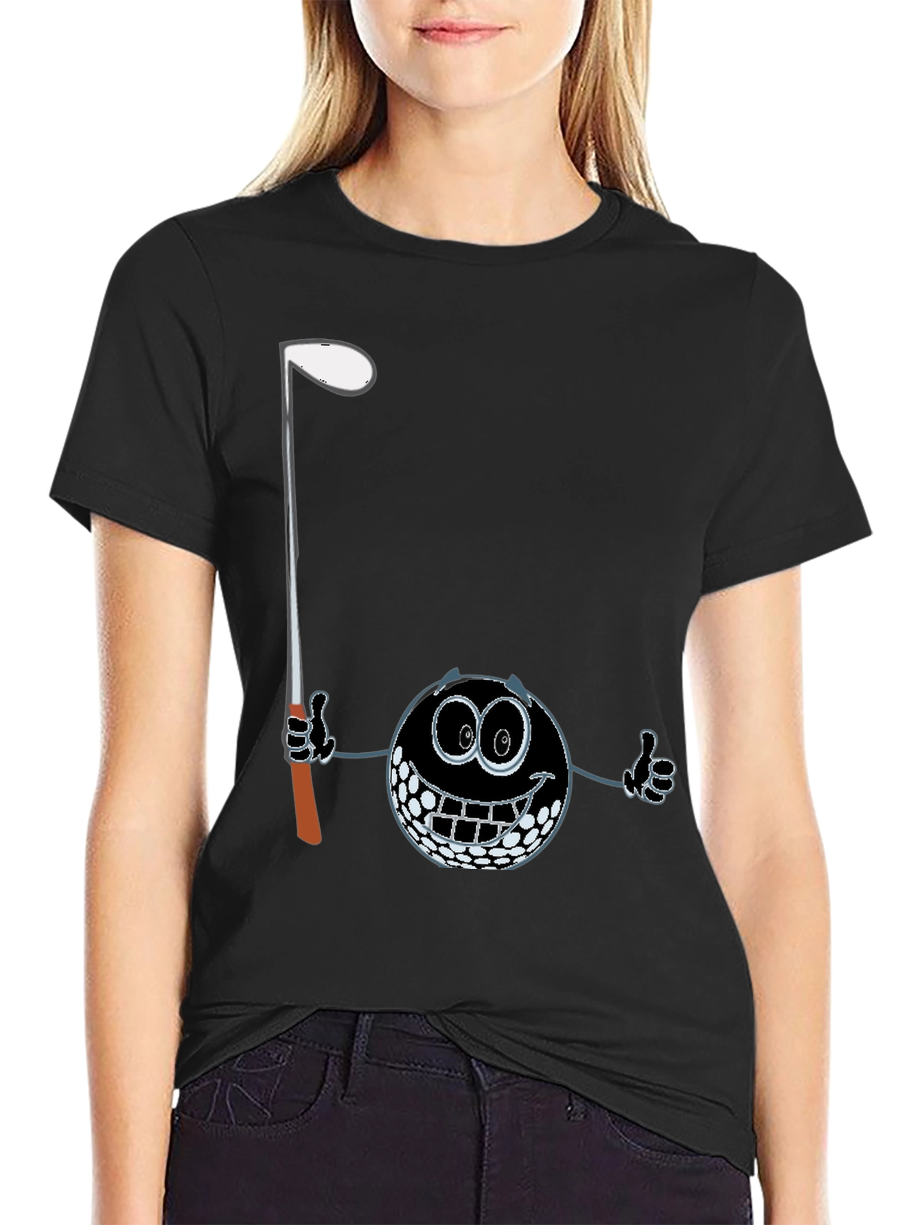 Funny Golf Ball Graphic T-Shirt