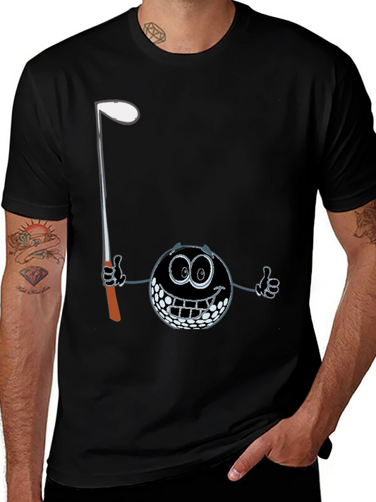 Funny Golf Ball Graphic T-Shirt