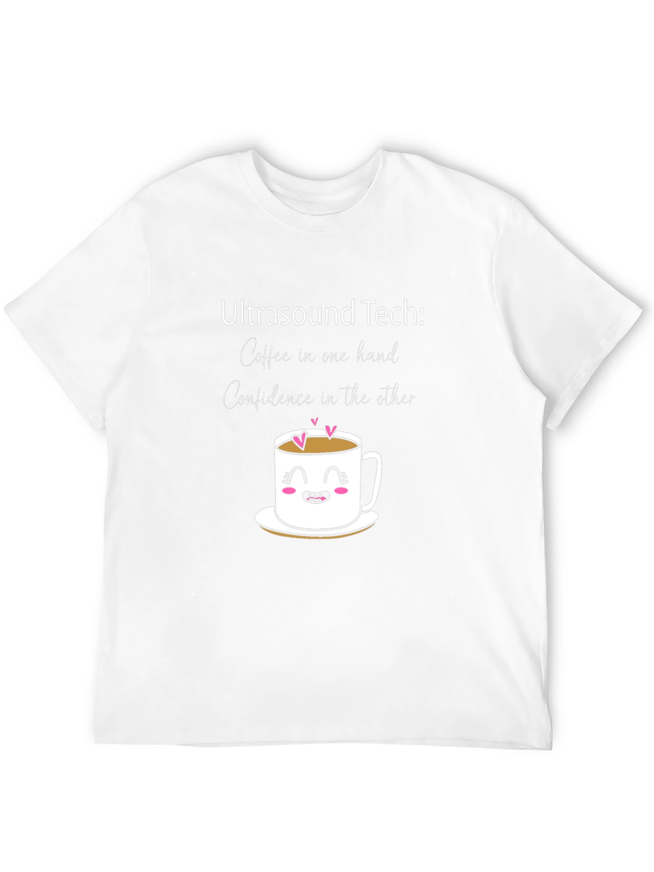 Ultrasound Tech Coffee & Confidence T-Shirt