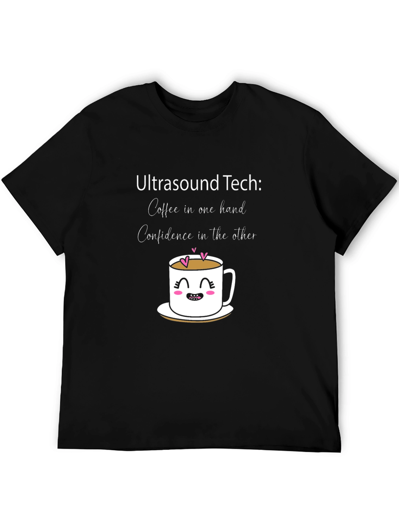 Ultrasound Tech Coffee & Confidence T-Shirt