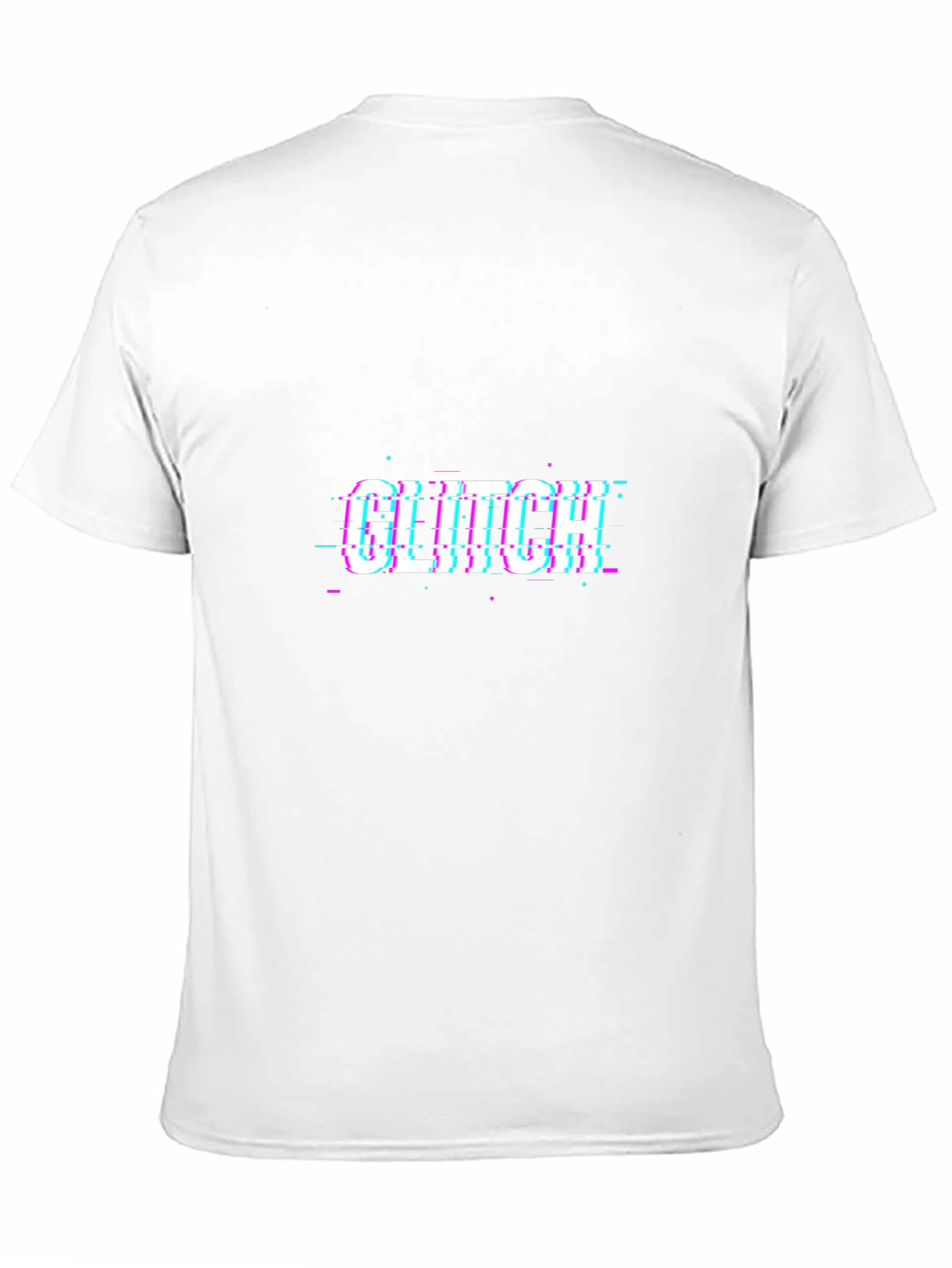Glitch Graphic Black T-Shirt