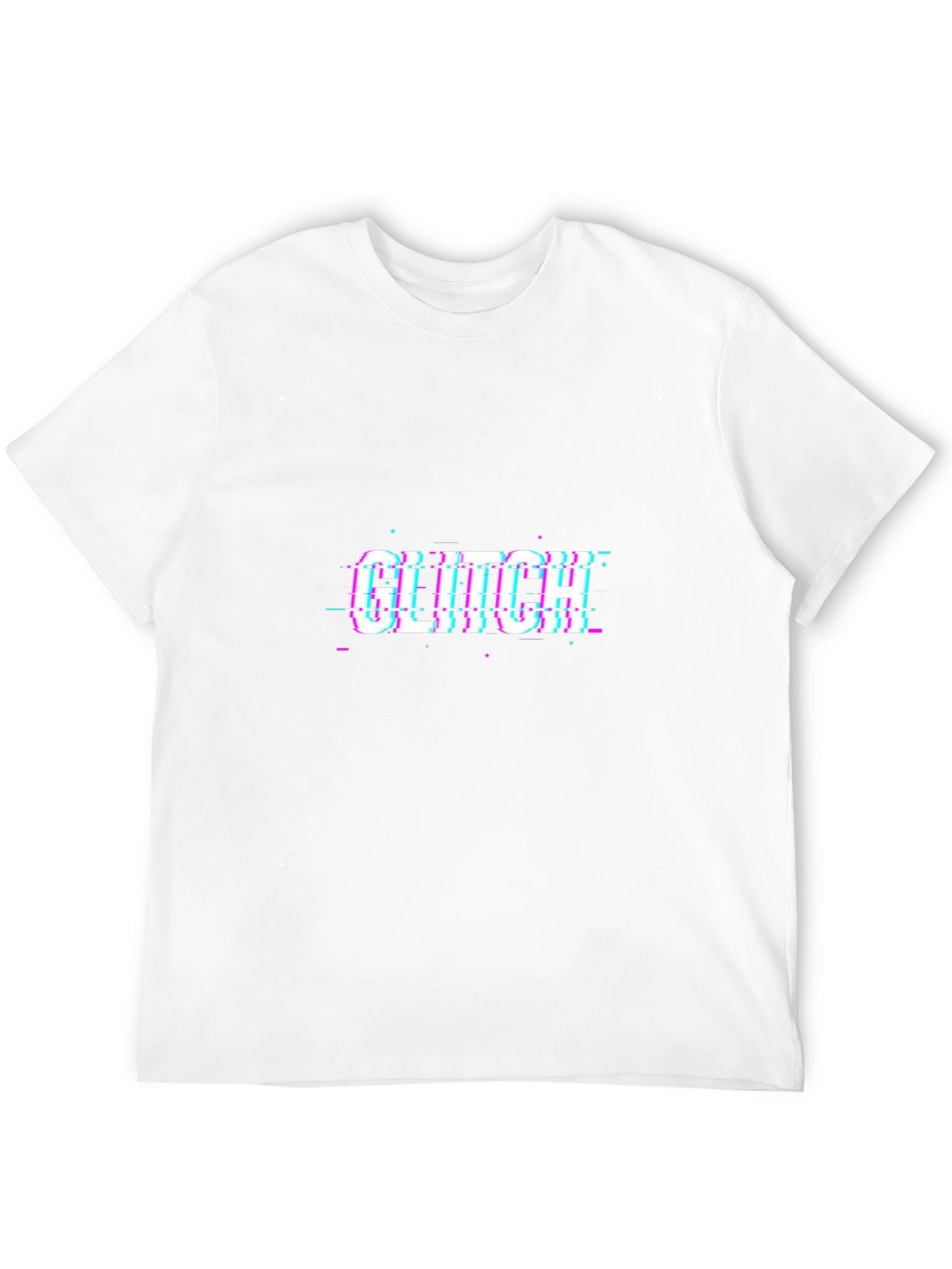 Glitch Graphic Black T-Shirt