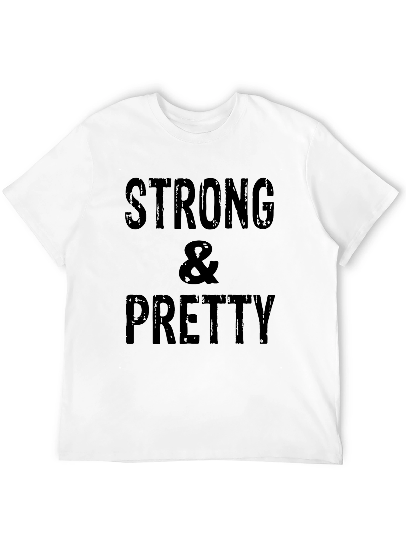 Strong & Pretty Black Graphic T-Shirt