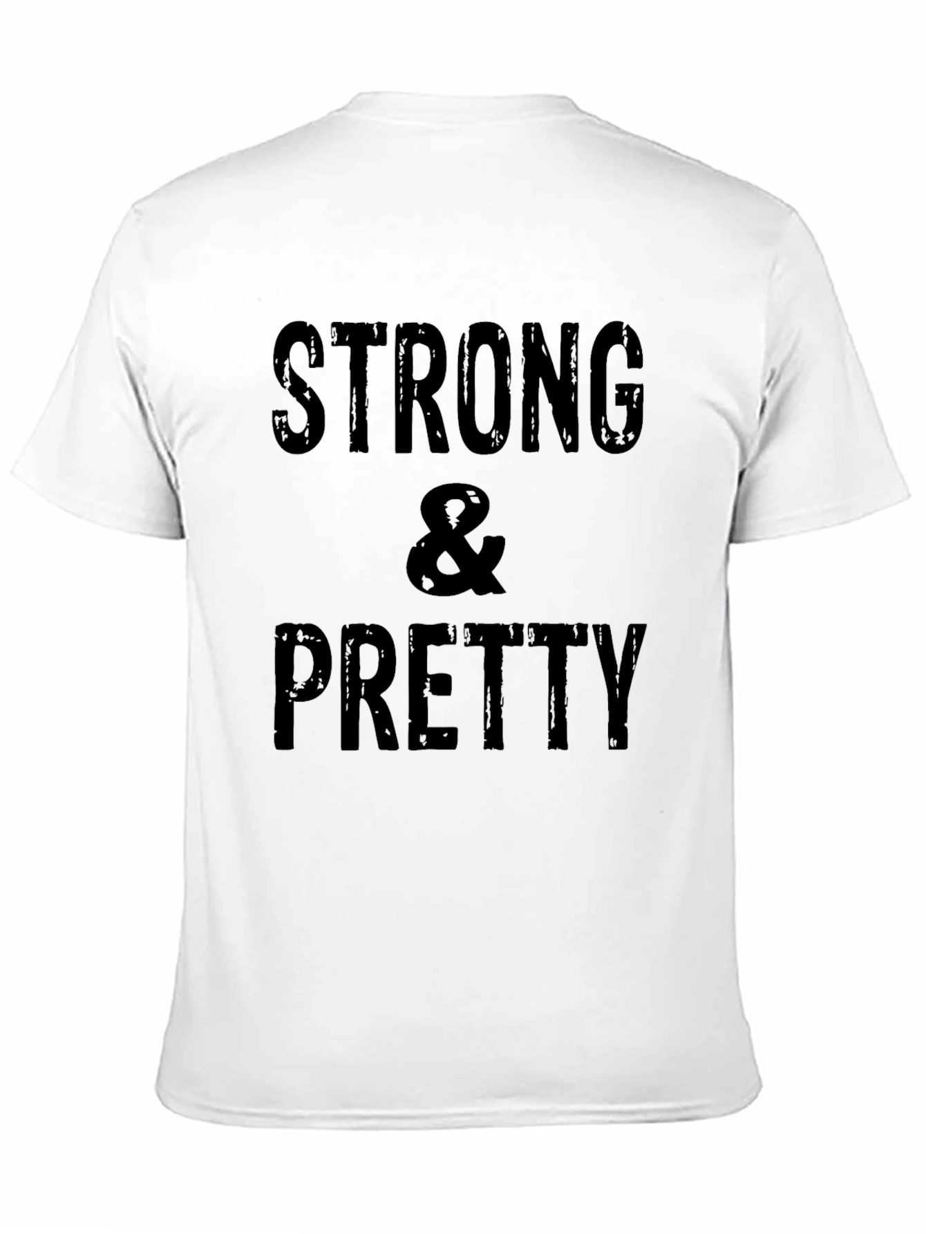 Strong & Pretty Black Graphic T-Shirt