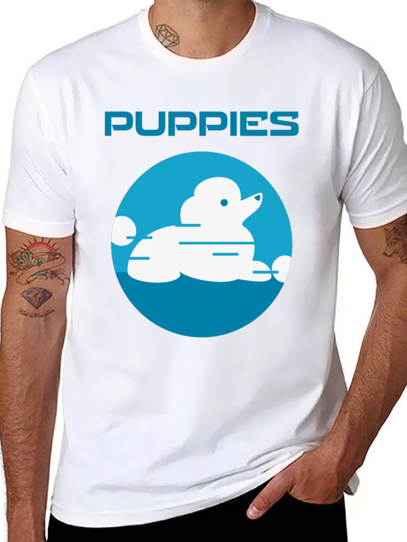Poodle Puppies Graphic Tee - Unique Design