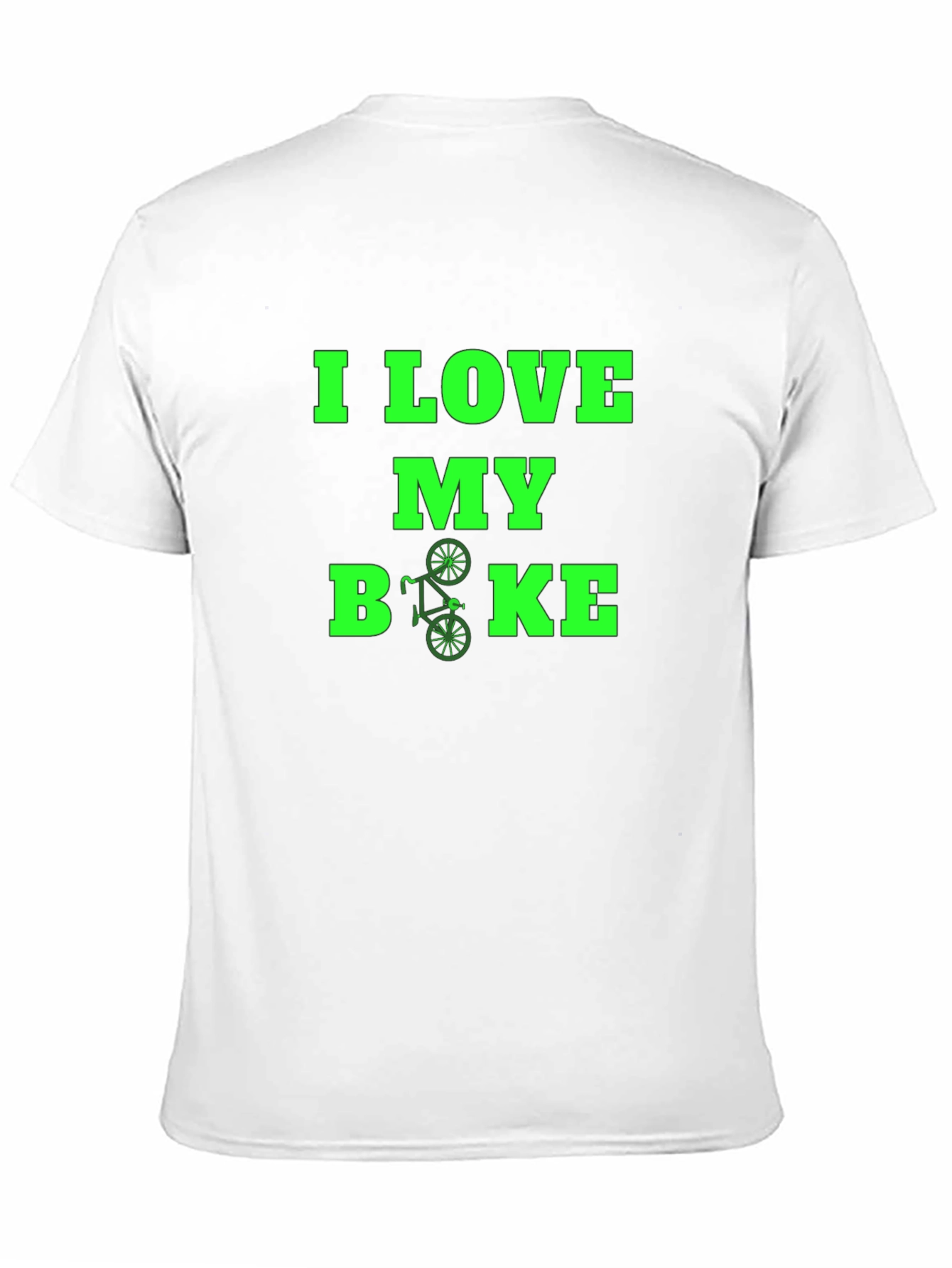 I Love My Bike Graphic Tee - Black