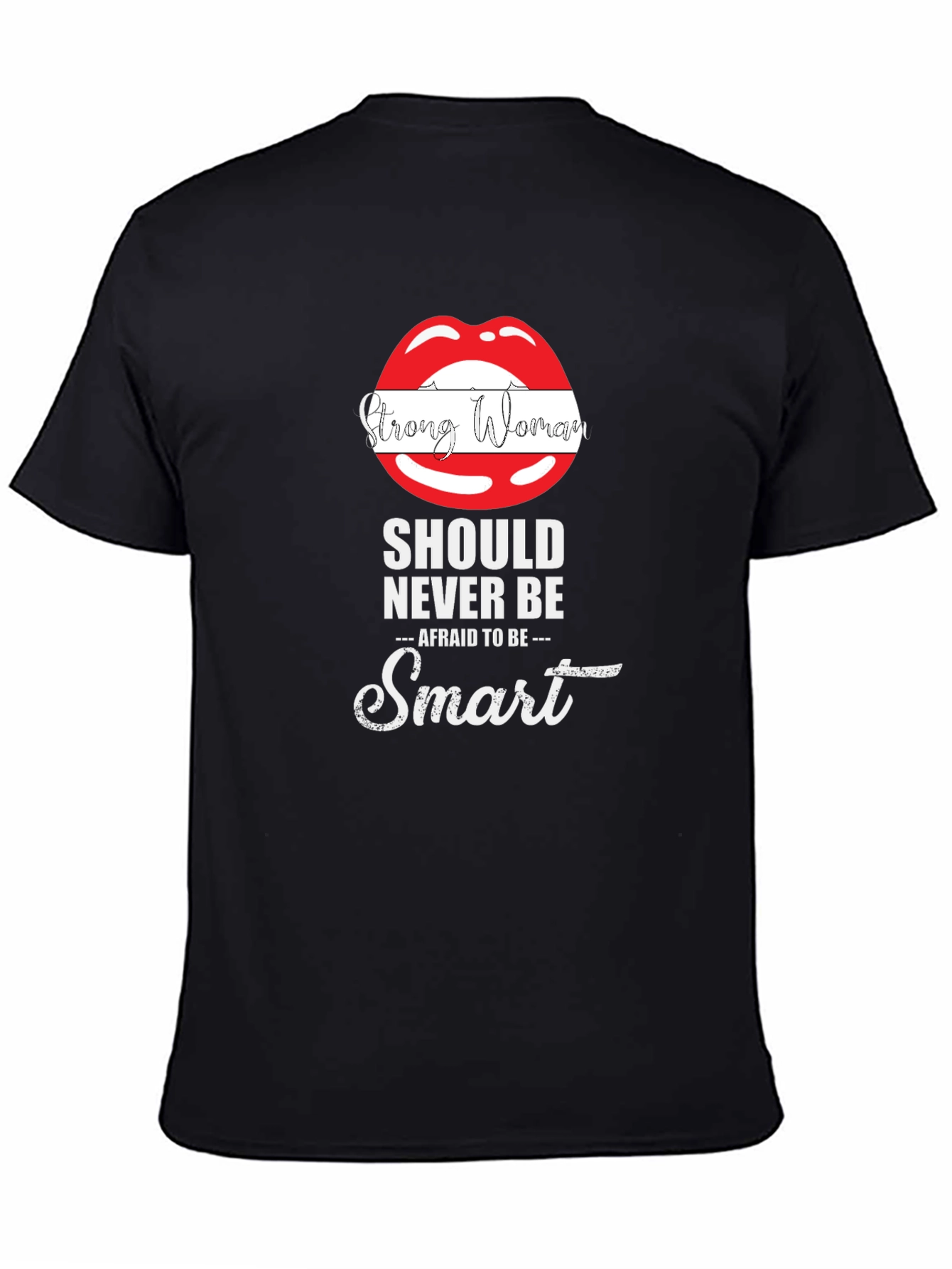 Strong Woman Smart Lips Graphic Tee