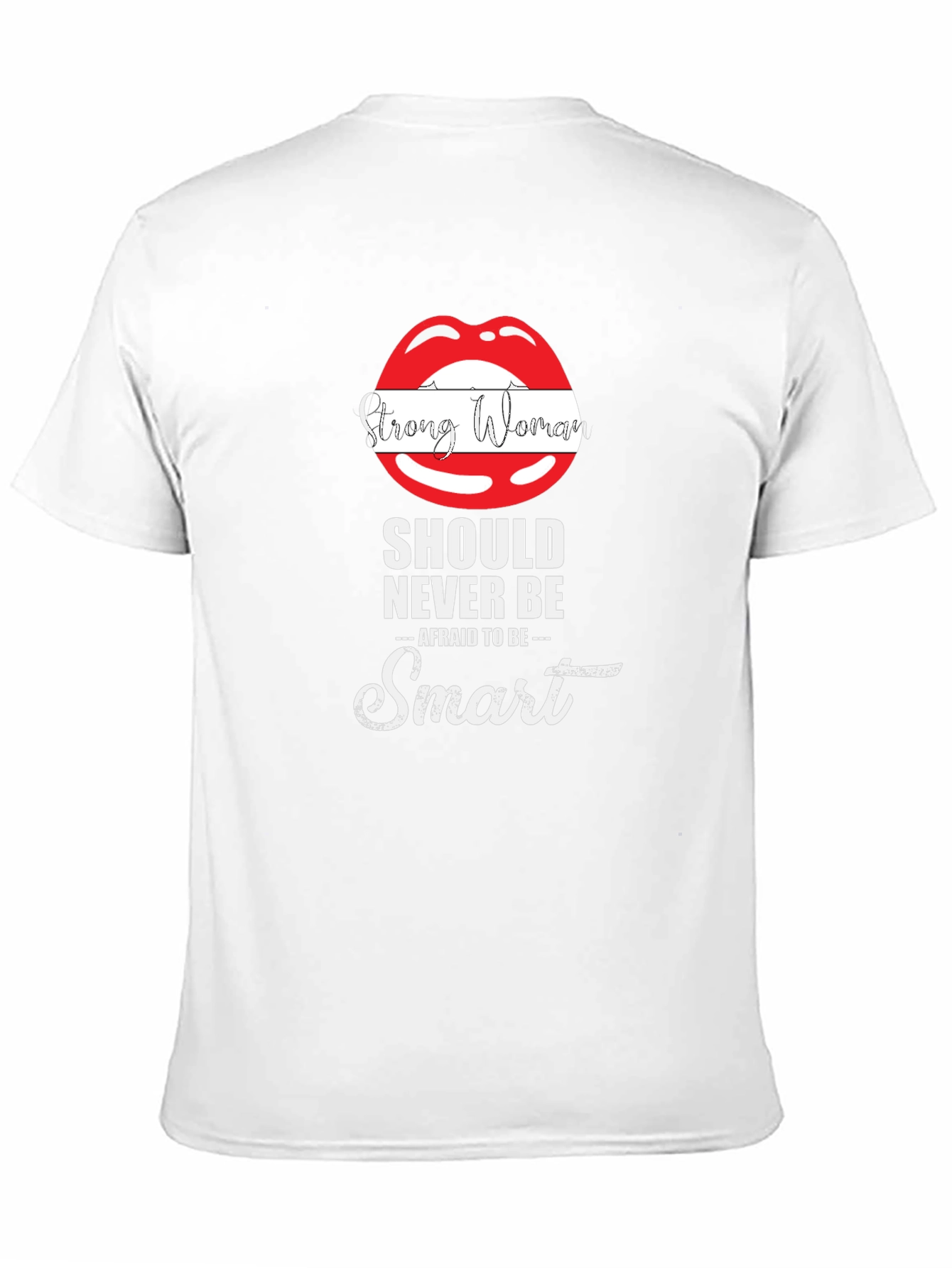 Strong Woman Smart Lips Graphic Tee