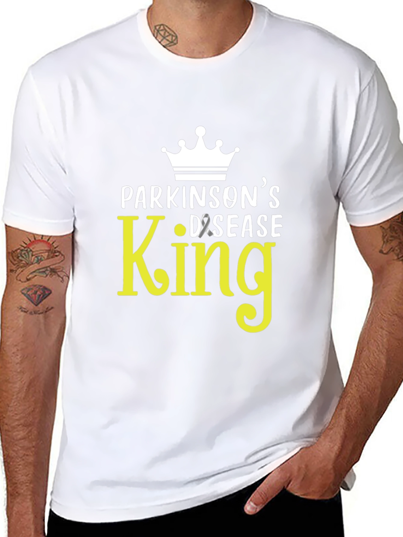 Parkinsons Disease King T-Shirt - Black