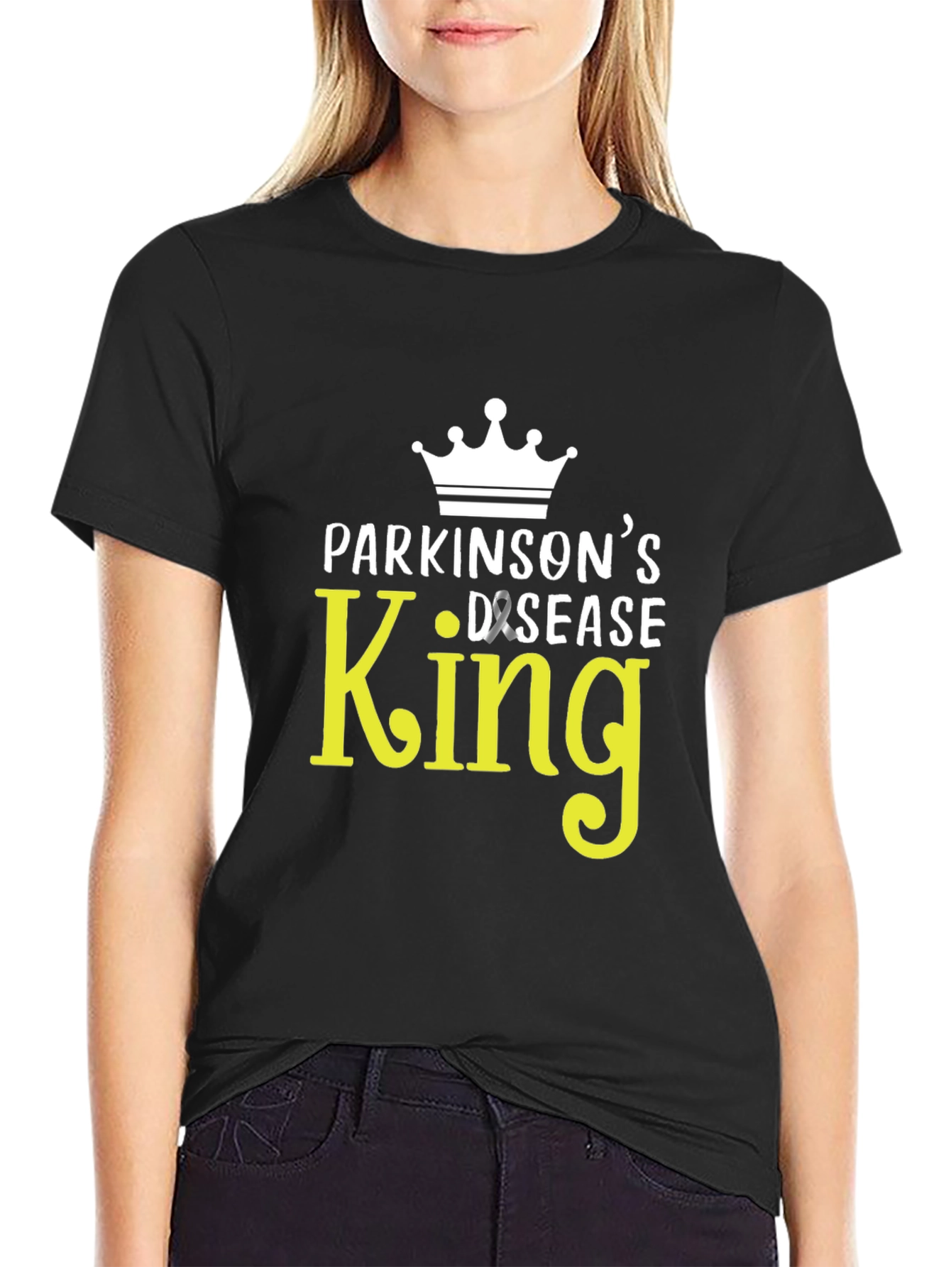 Parkinsons Disease King T-Shirt - Black