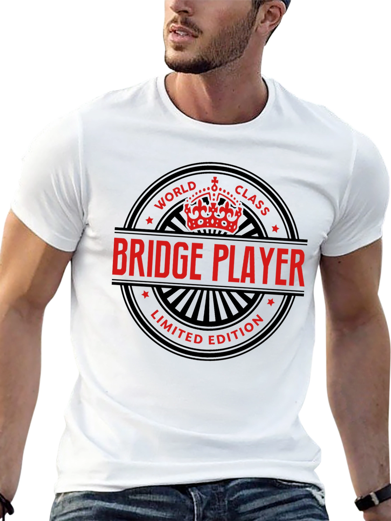 World Class Bridge Player T-Shirt Limited Edition