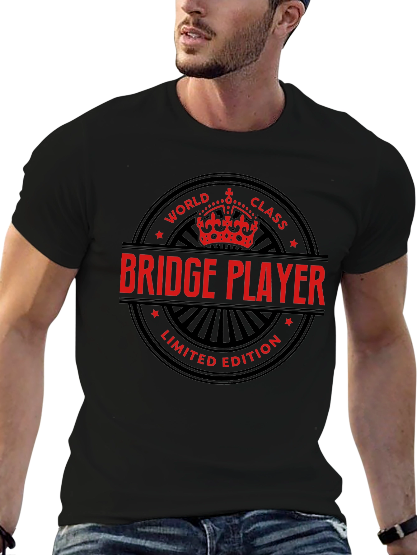 World Class Bridge Player T-Shirt Limited Edition