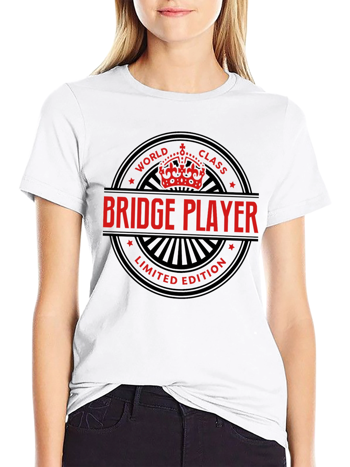 World Class Bridge Player T-Shirt Limited Edition