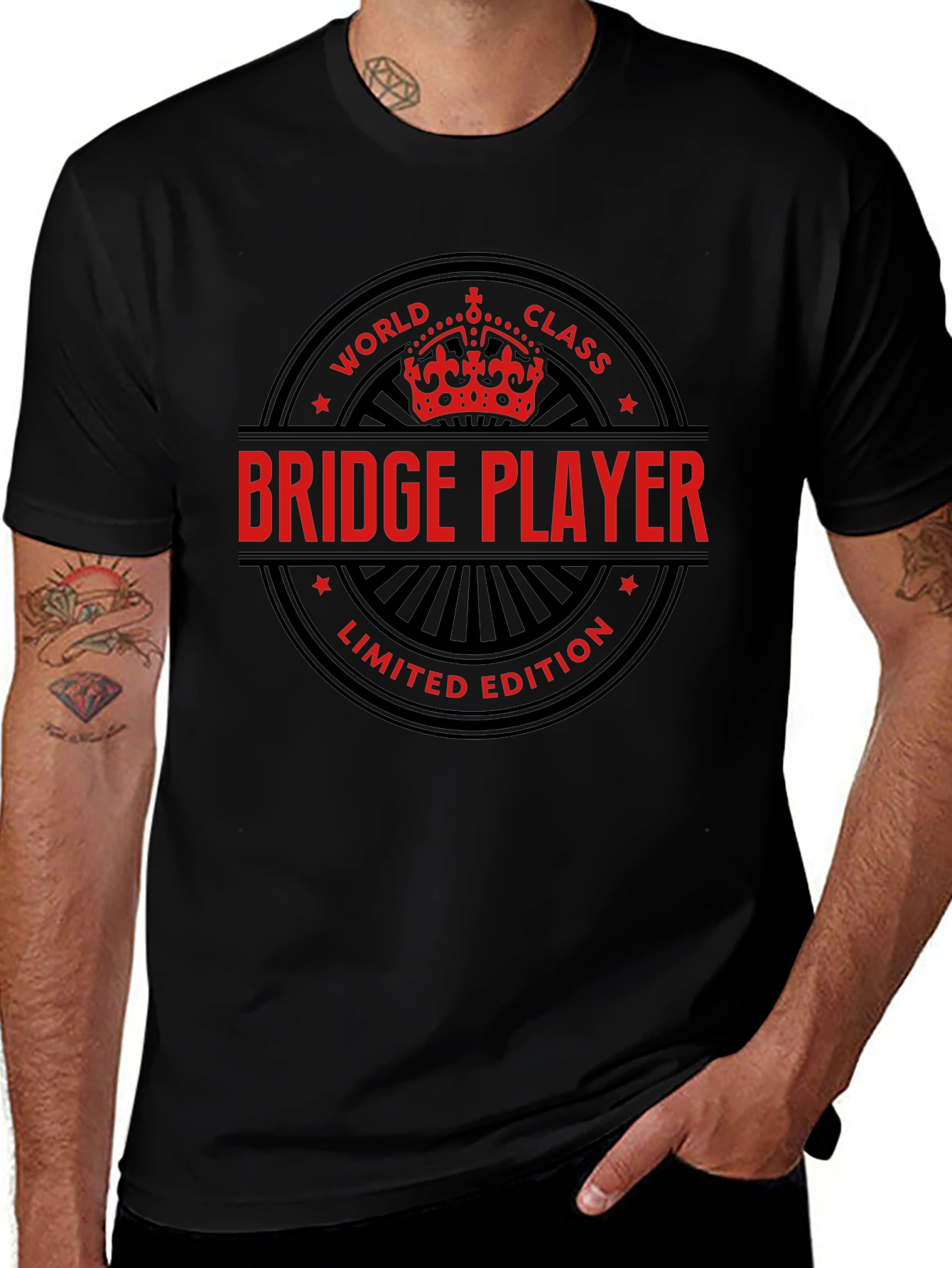 World Class Bridge Player T-Shirt Limited Edition