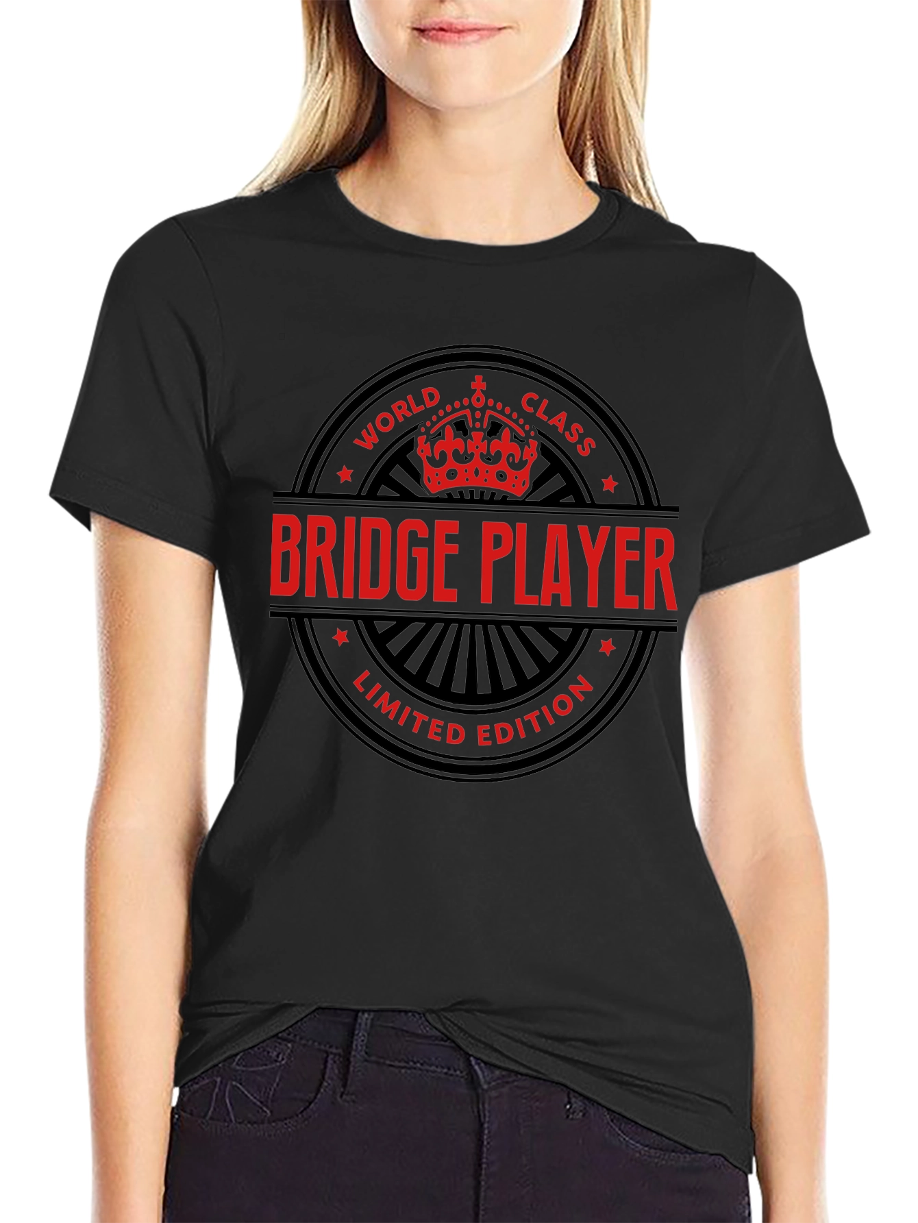World Class Bridge Player T-Shirt Limited Edition