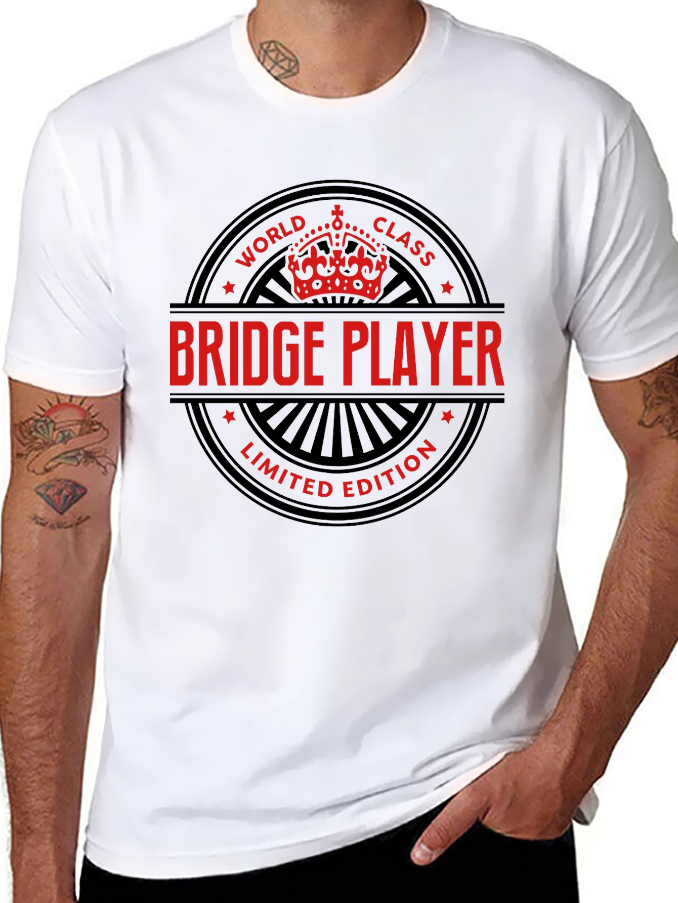 World Class Bridge Player T-Shirt Limited Edition