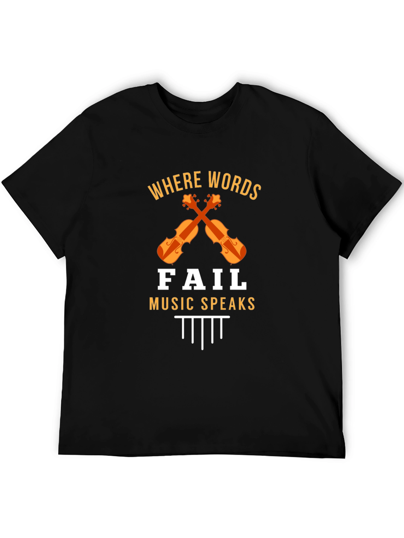 Where Words Fail Music Speaks T-Shirt