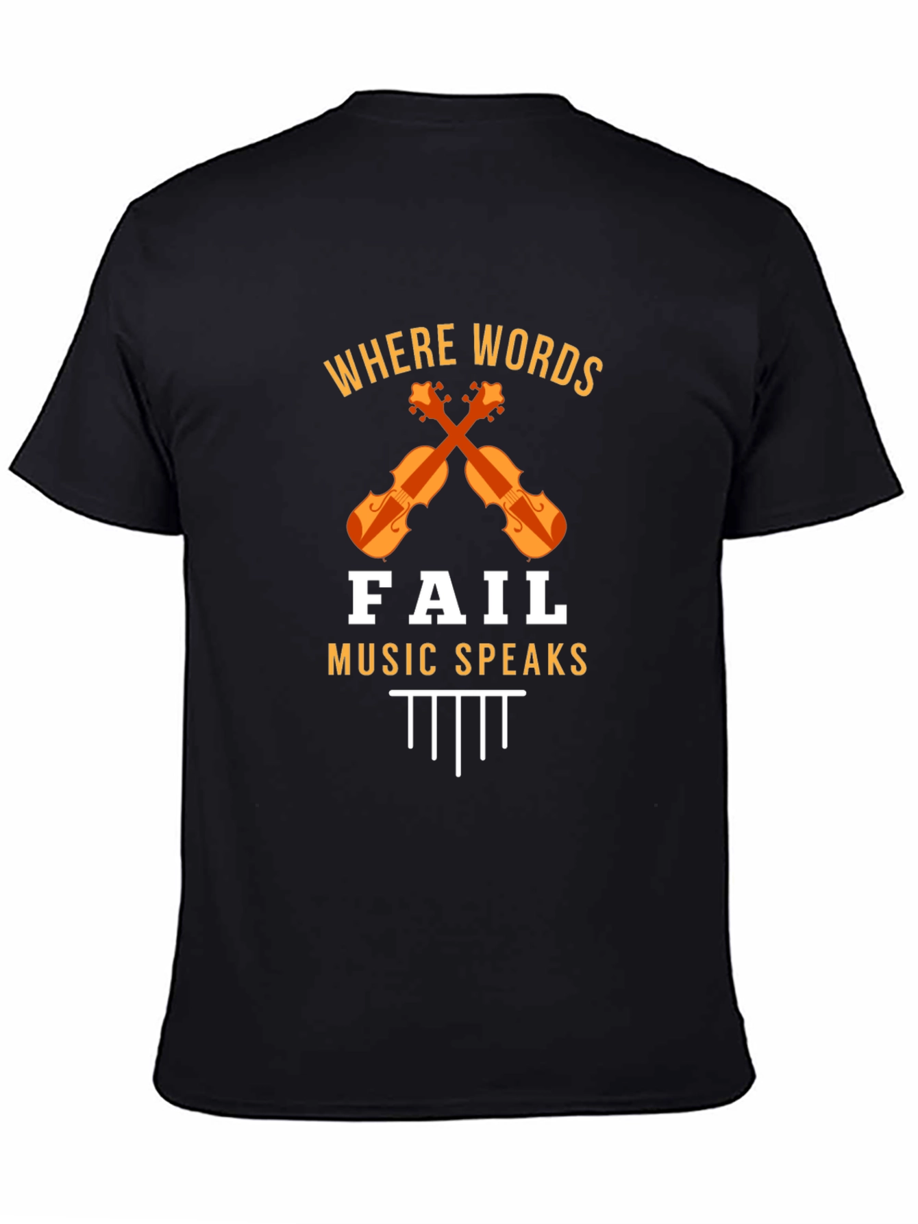 Where Words Fail Music Speaks T-Shirt