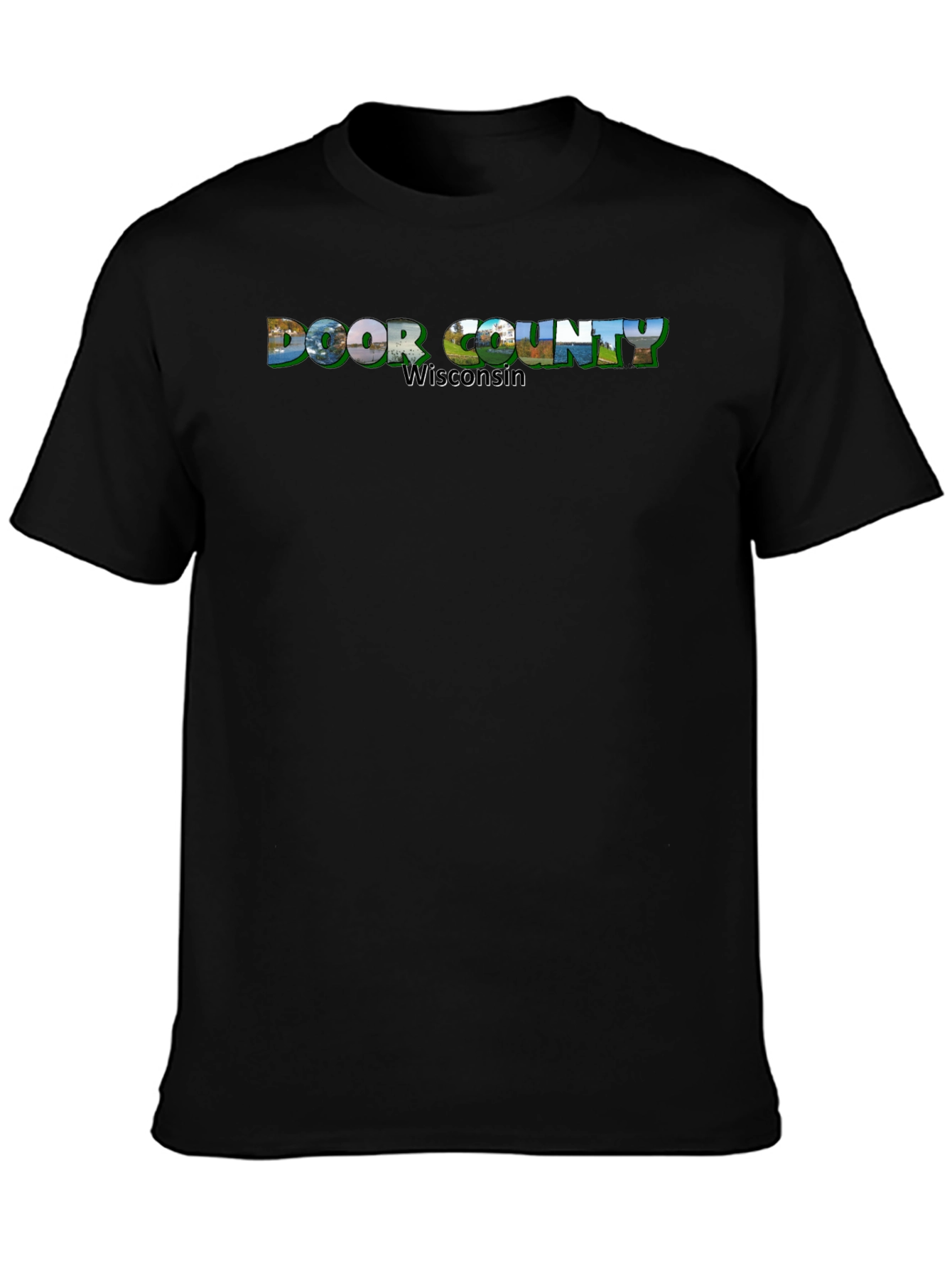 Door County Wisconsin Scenic Graphic T-Shirt