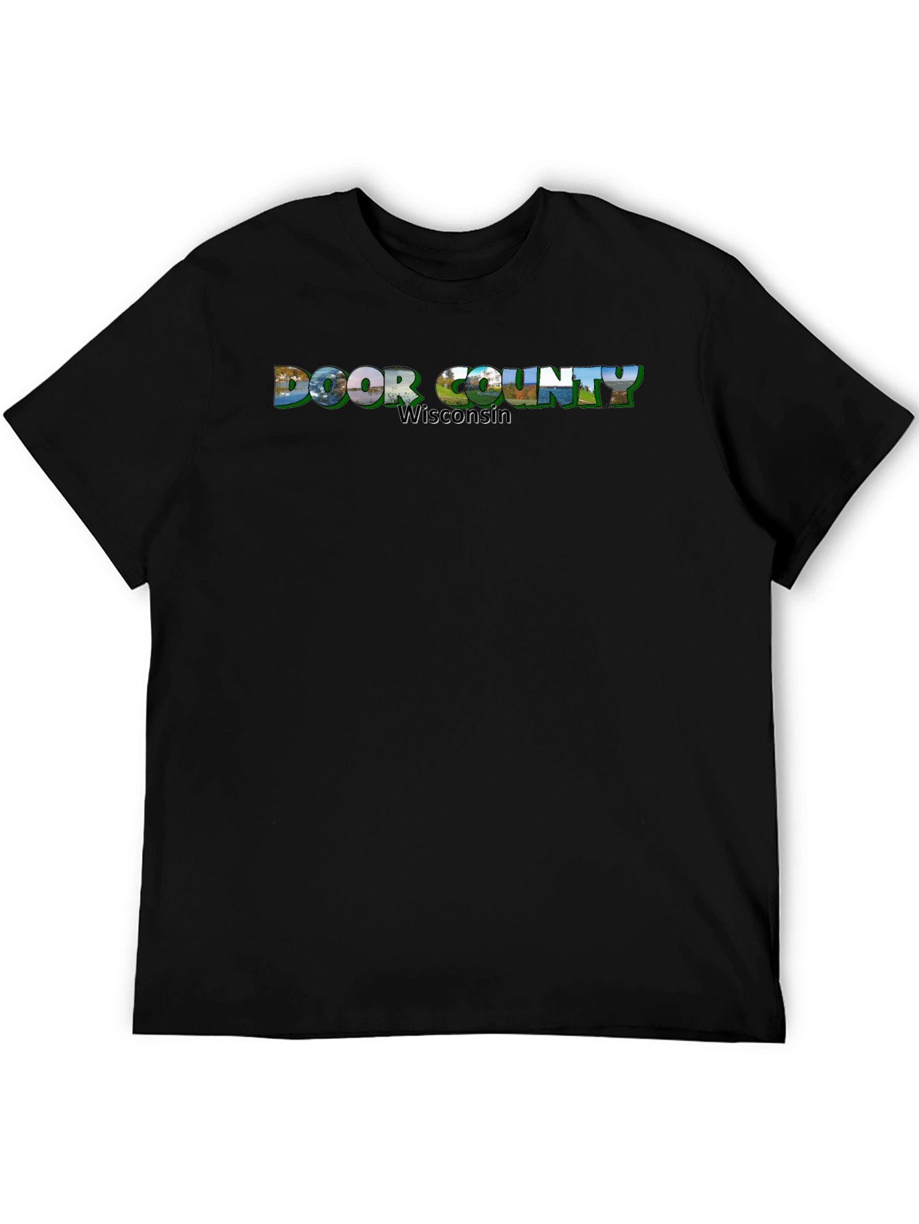 Door County Wisconsin Scenic Graphic T-Shirt
