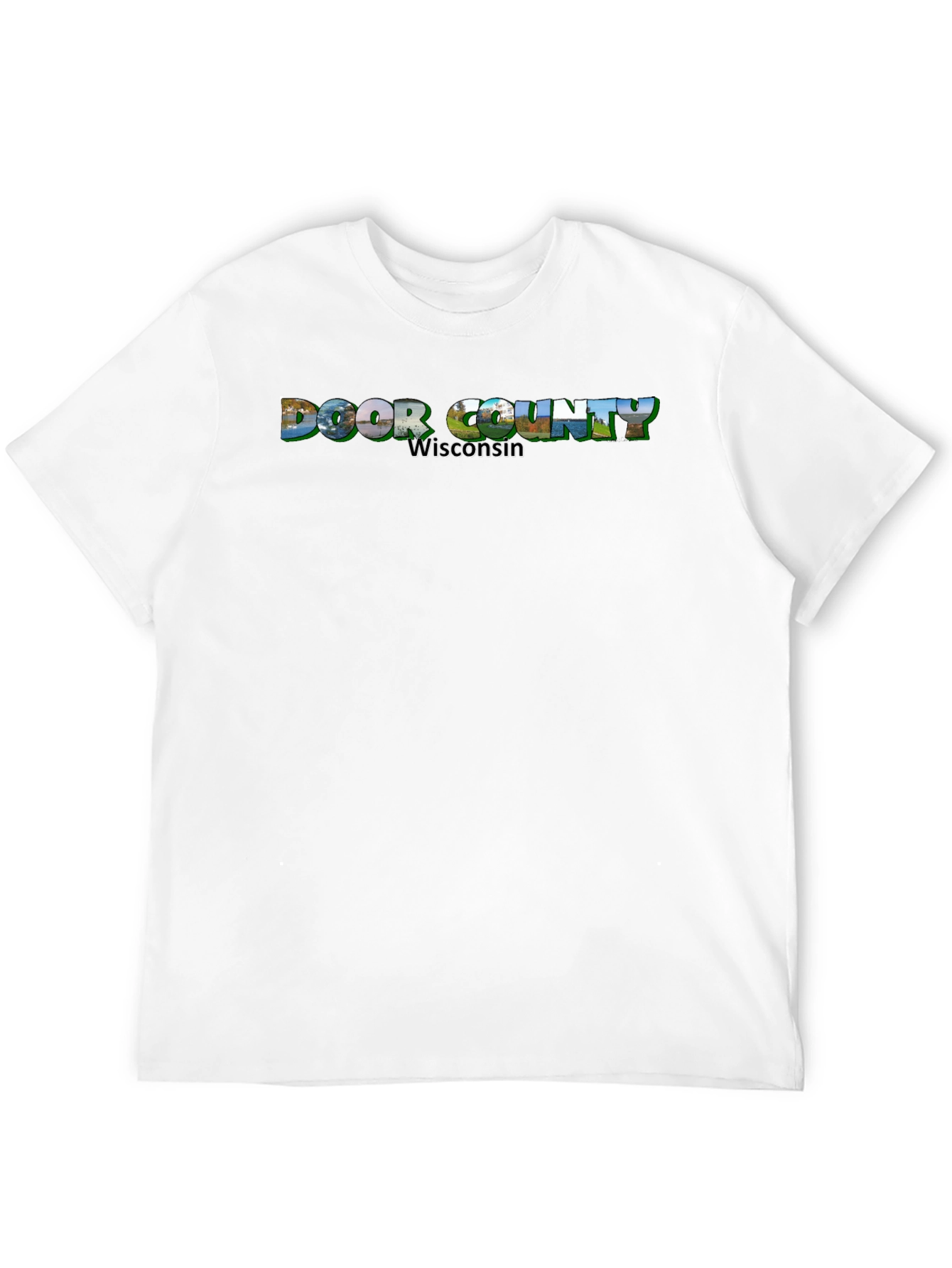 Door County Wisconsin Scenic Graphic T-Shirt
