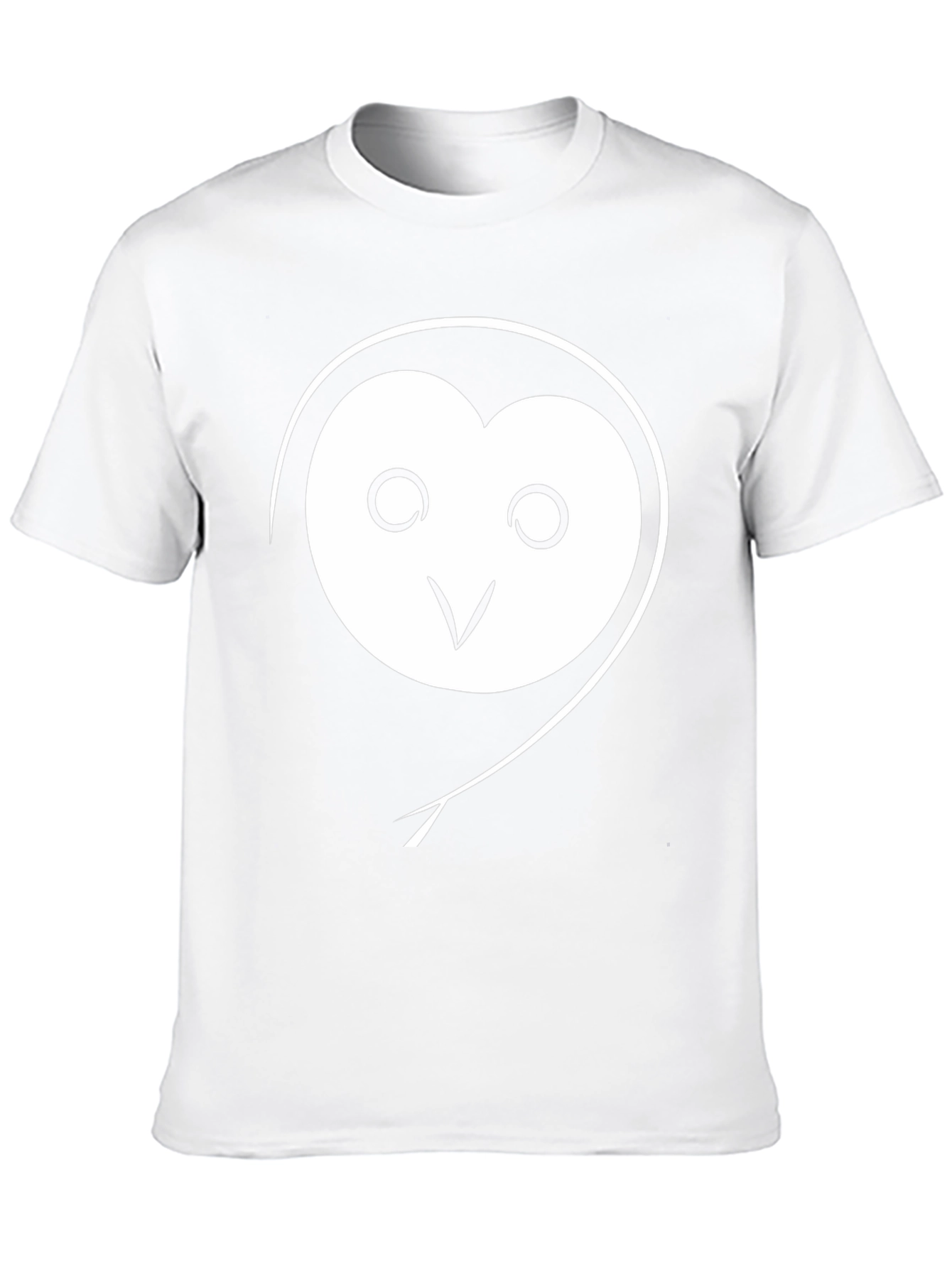 Owl Graphic Tee - Trendy Black T-Shirt