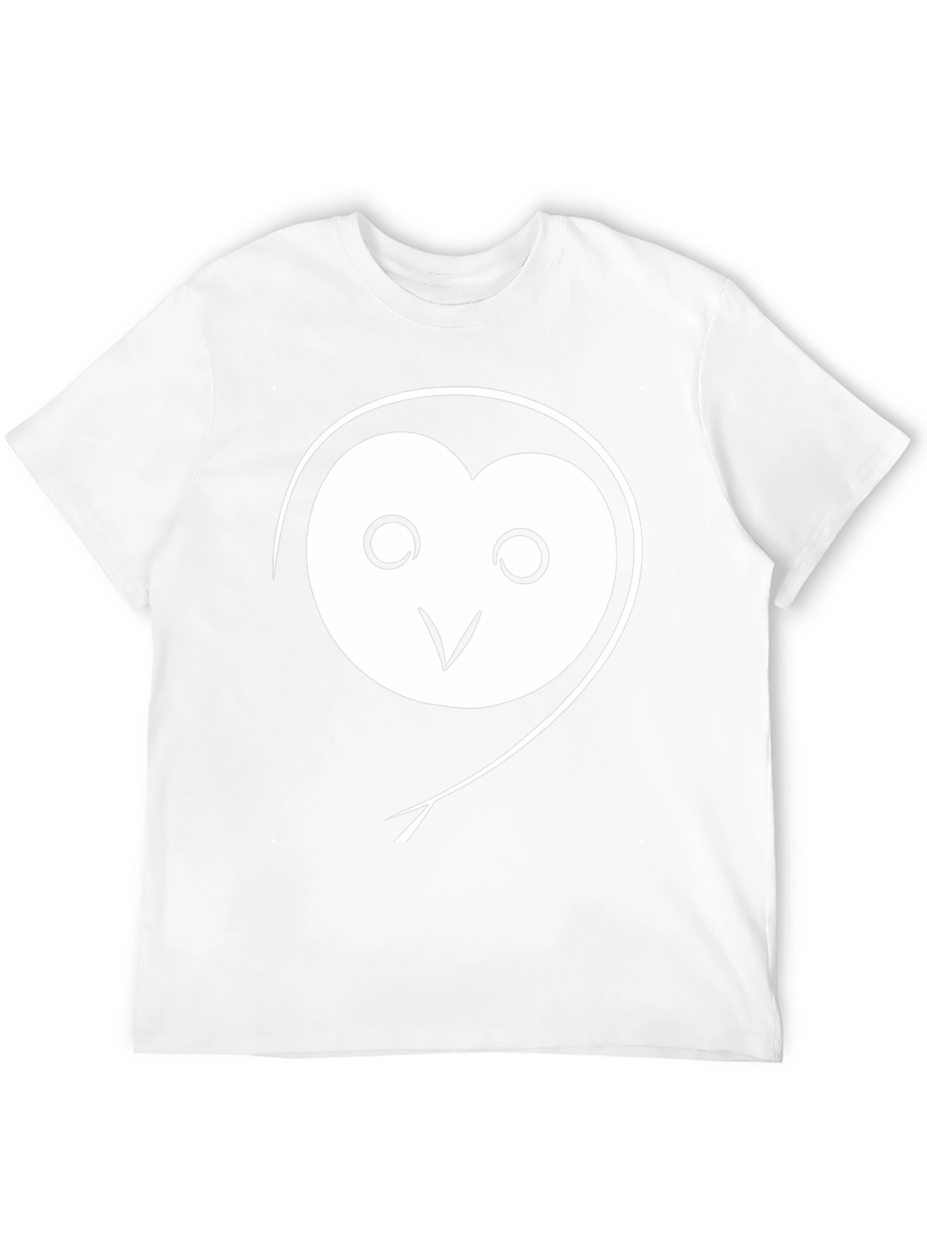 Owl Graphic Tee - Trendy Black T-Shirt