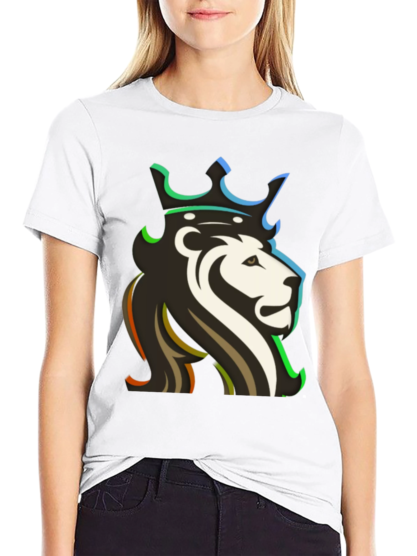 Lion King Graphic T-Shirt - Cool Crown Design