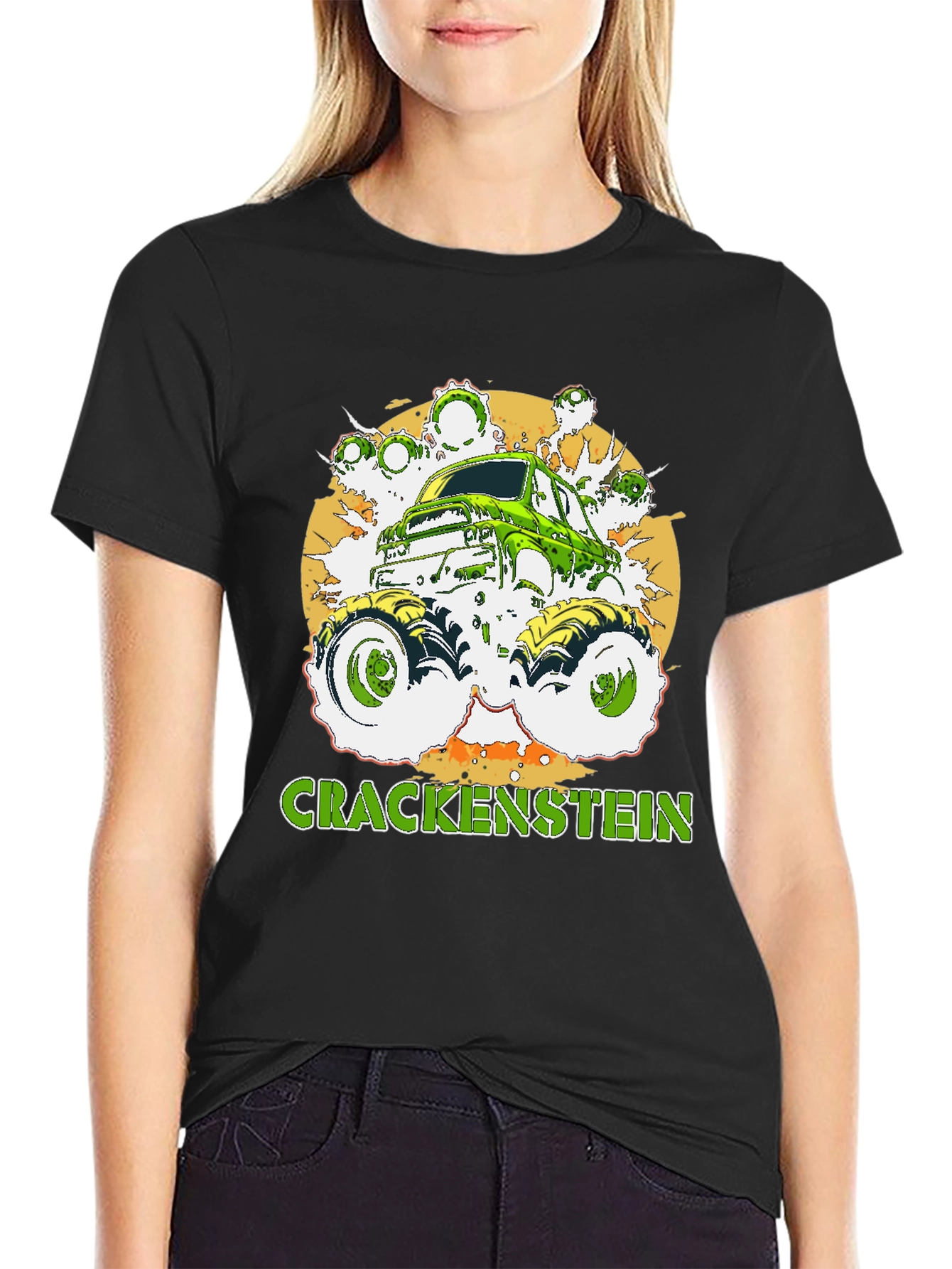 Crackenstein Monster Truck Graphic Tee