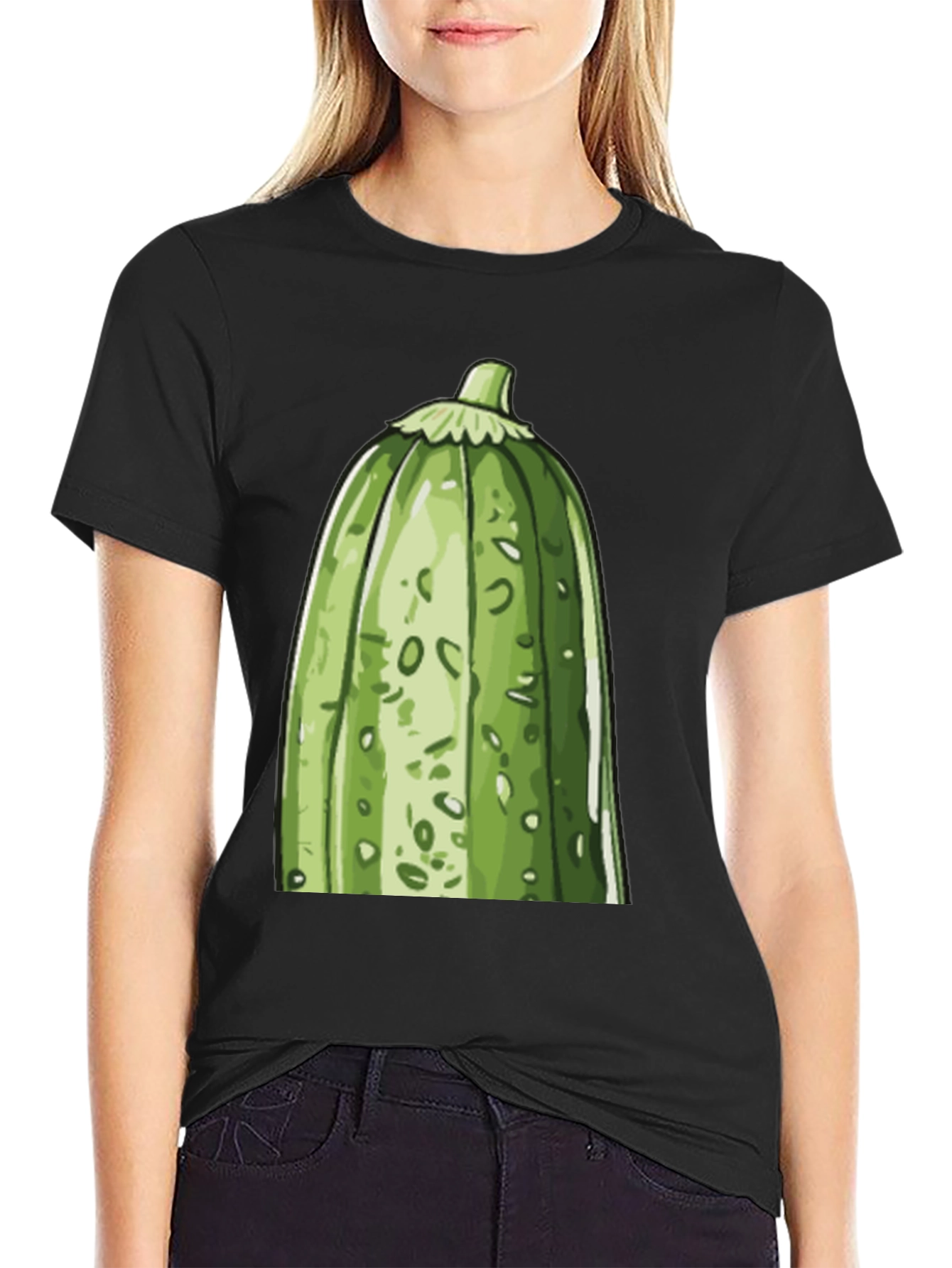 Zucchini Graphic Tee - Quirky Vegetable Lovers T-Shirt