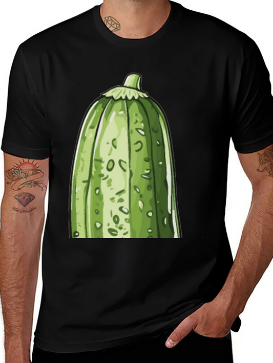 Zucchini Graphic Tee - Quirky Vegetable Lovers T-Shirt