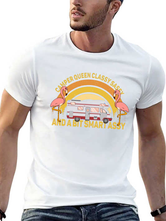 Camper Queen Classy Sassy Funny T-Shirt