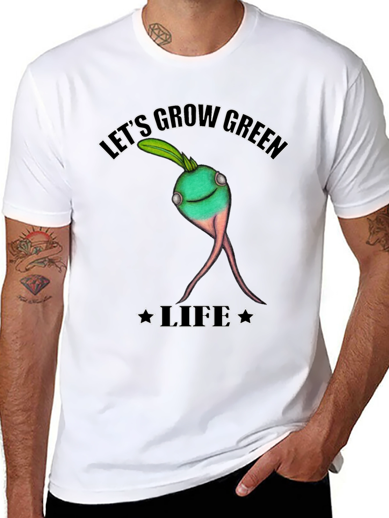 Lets Grow Green Life T-Shirt