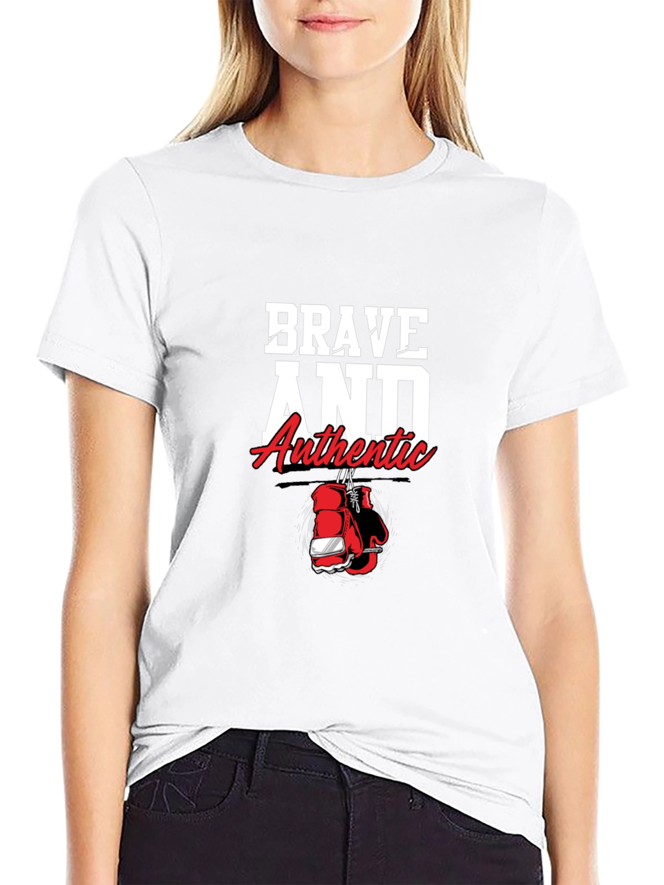 Brave and Authentic Graphic Tee
