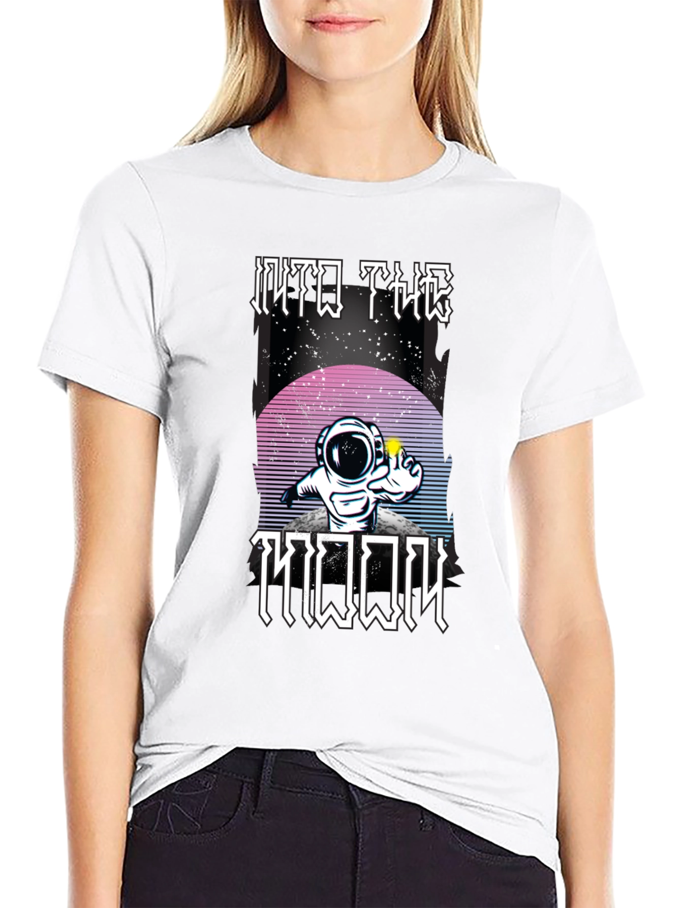 Into The Moon Graphic T-Shirt