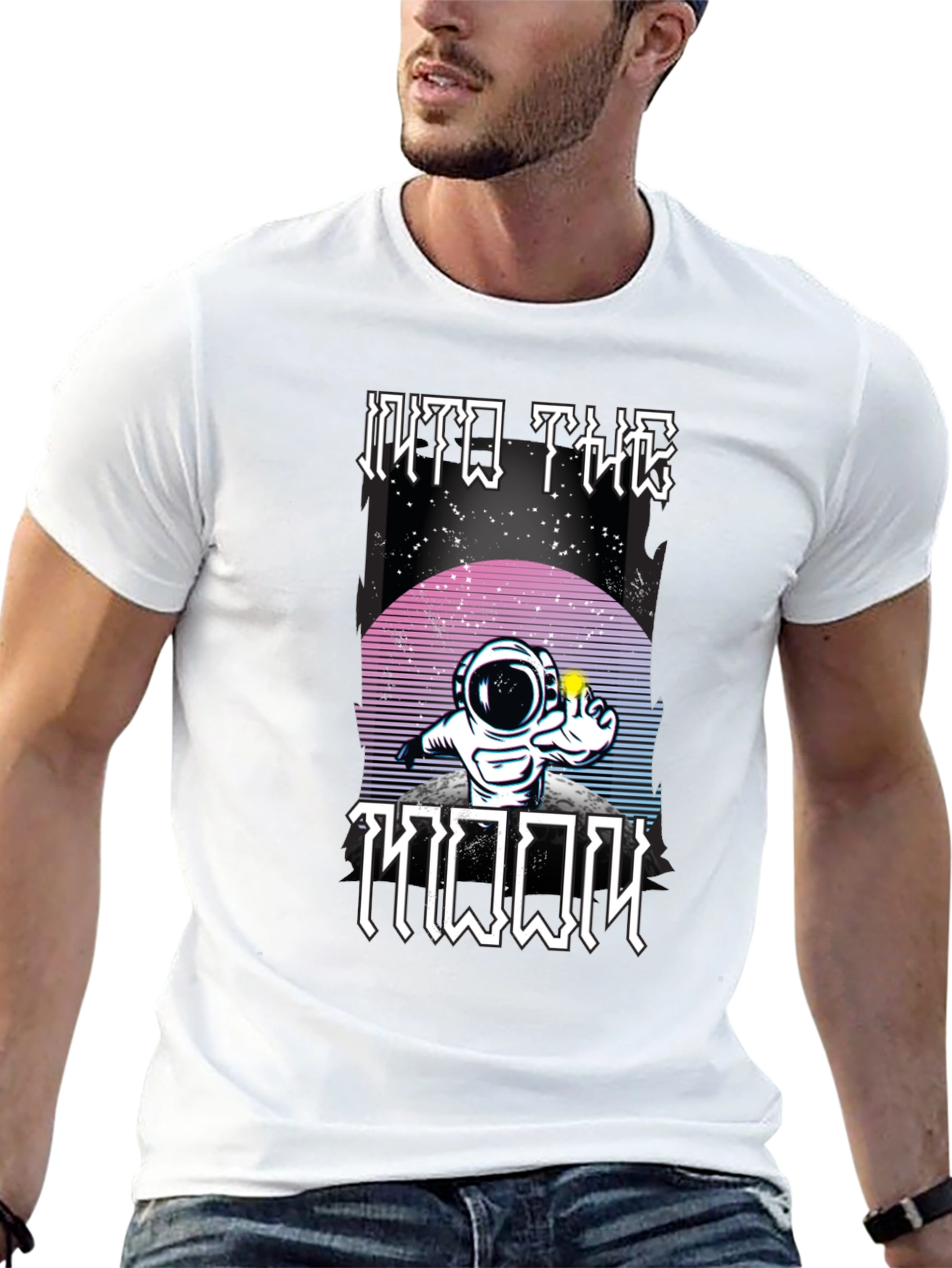 Into The Moon Graphic T-Shirt