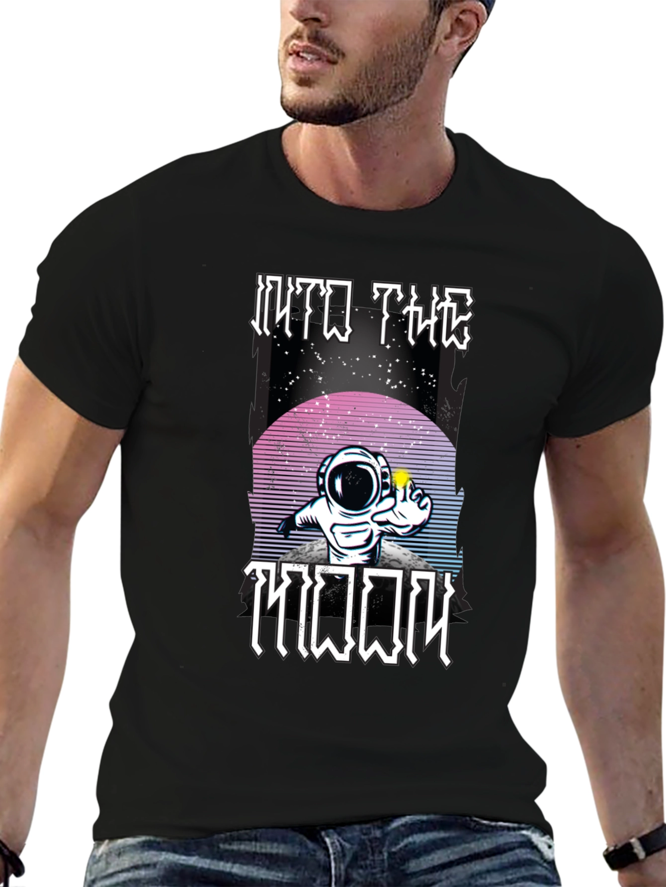 Into The Moon Graphic T-Shirt