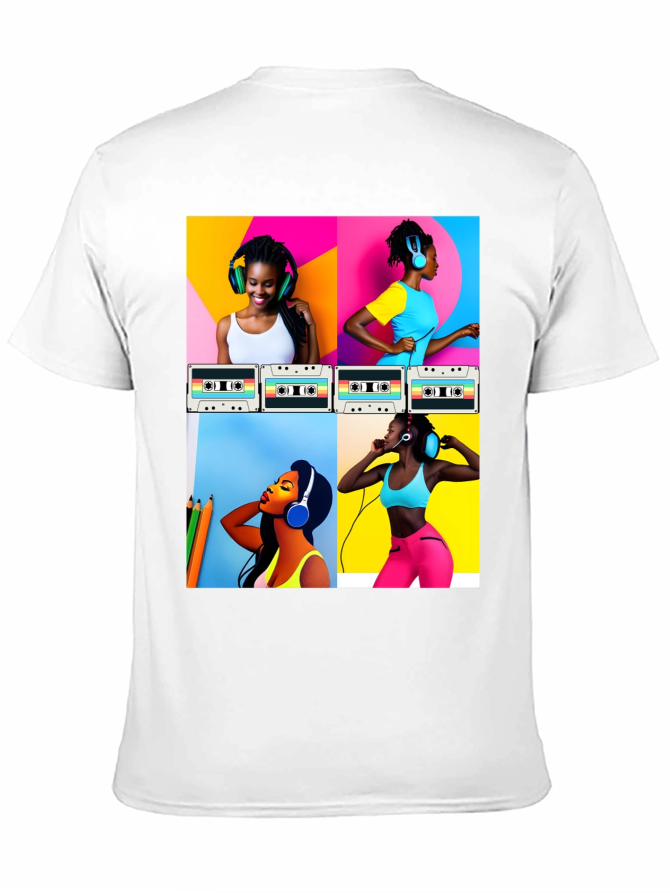 Retro Music Lover Graphic Tee