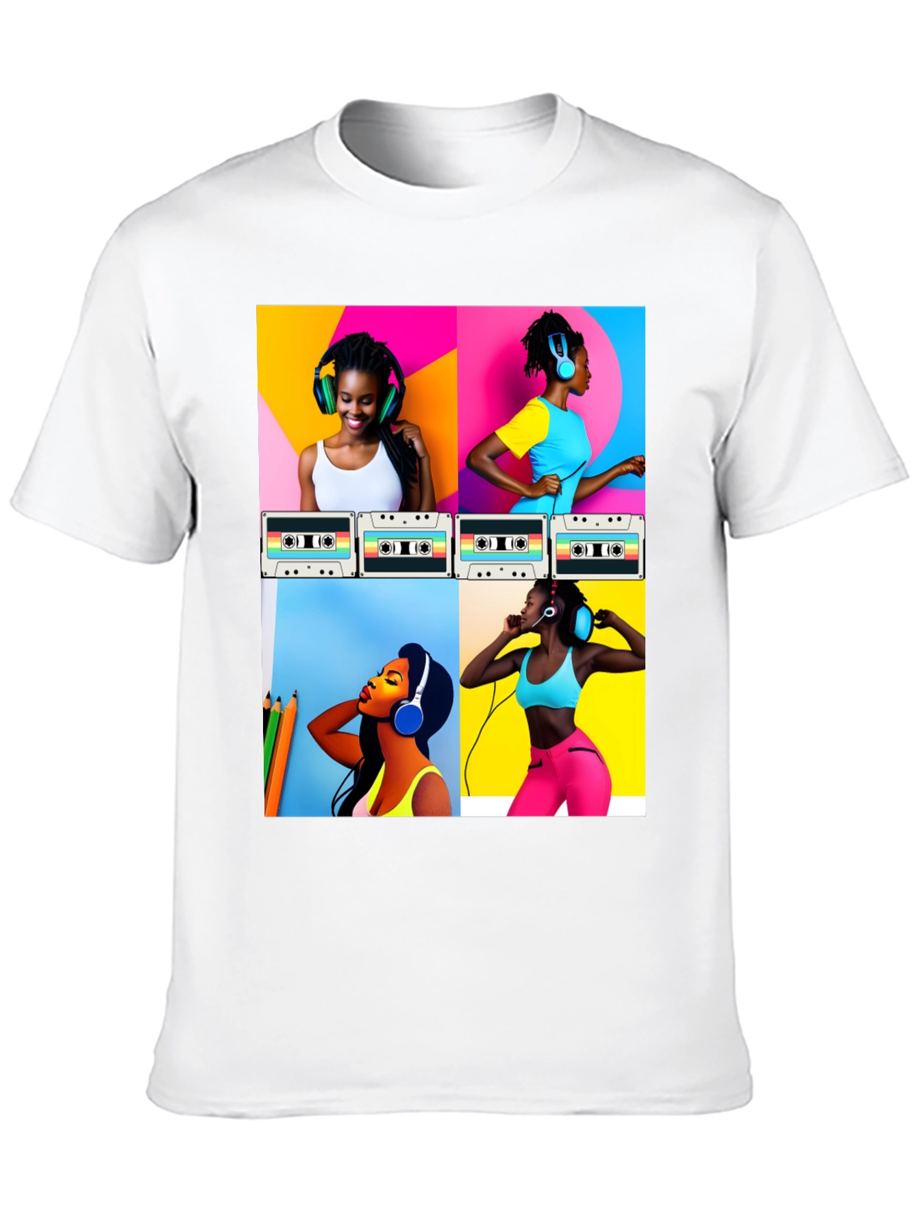 Retro Music Lover Graphic Tee