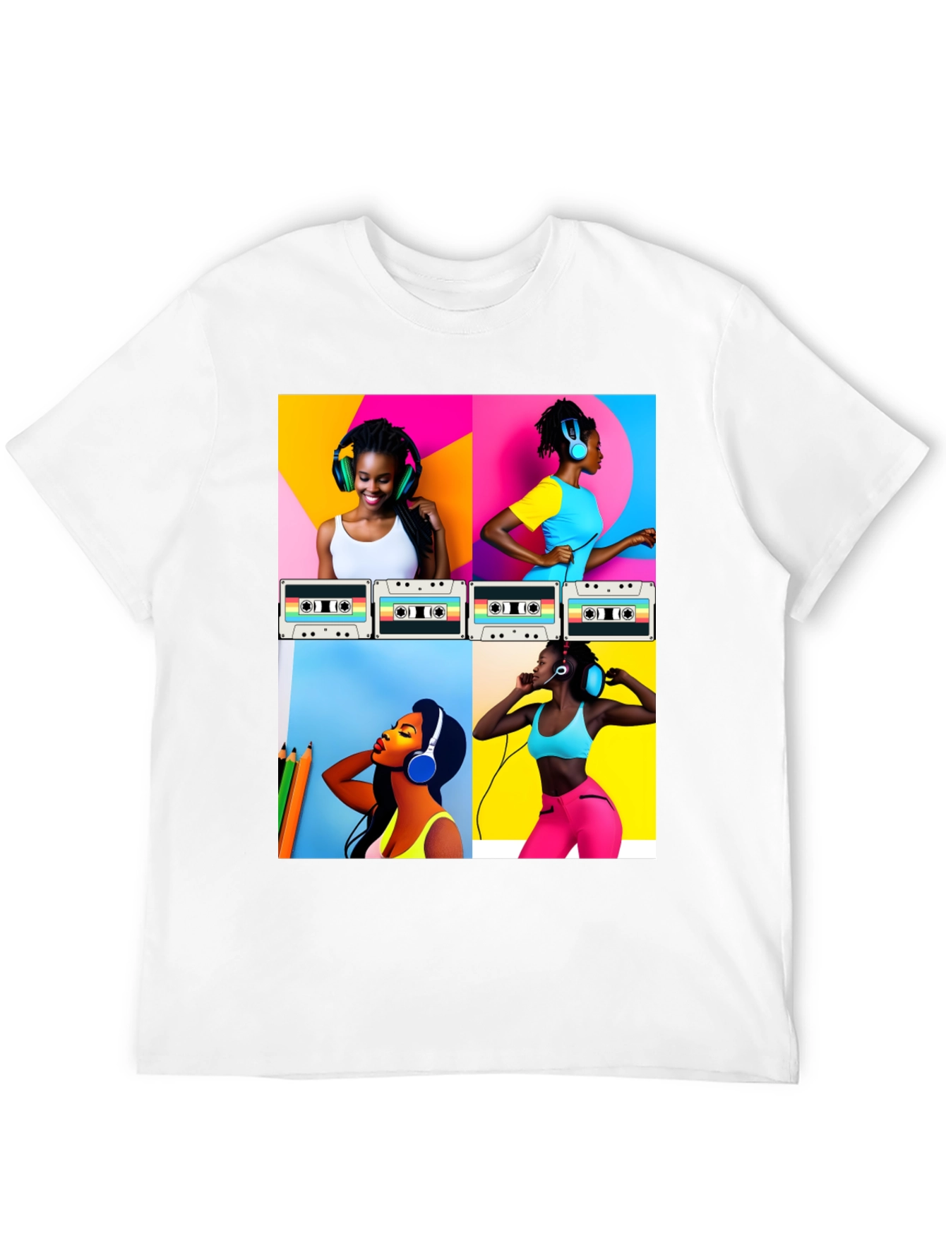 Retro Music Lover Graphic Tee