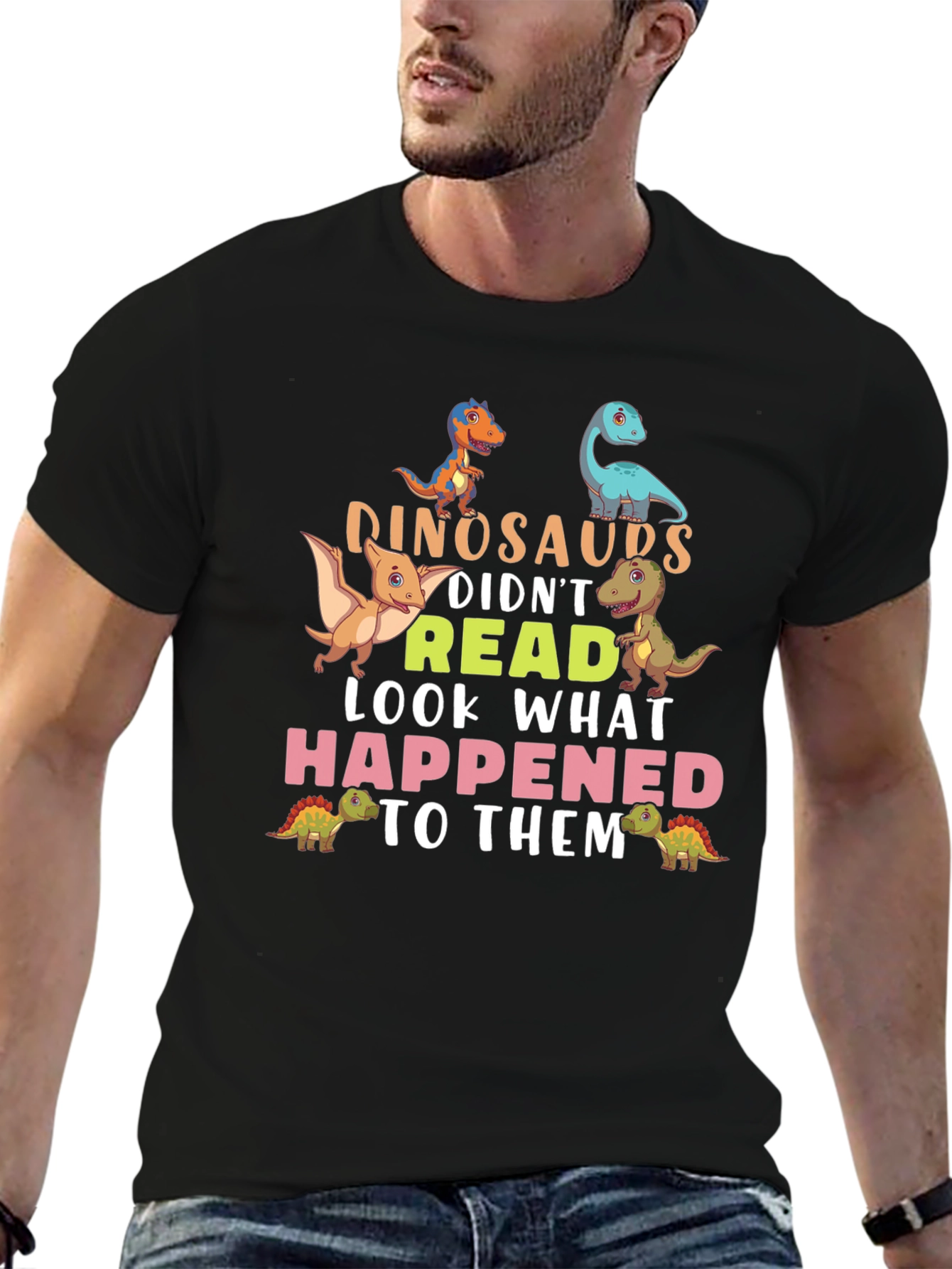 Dinosaurs Didnt Read T-Shirt