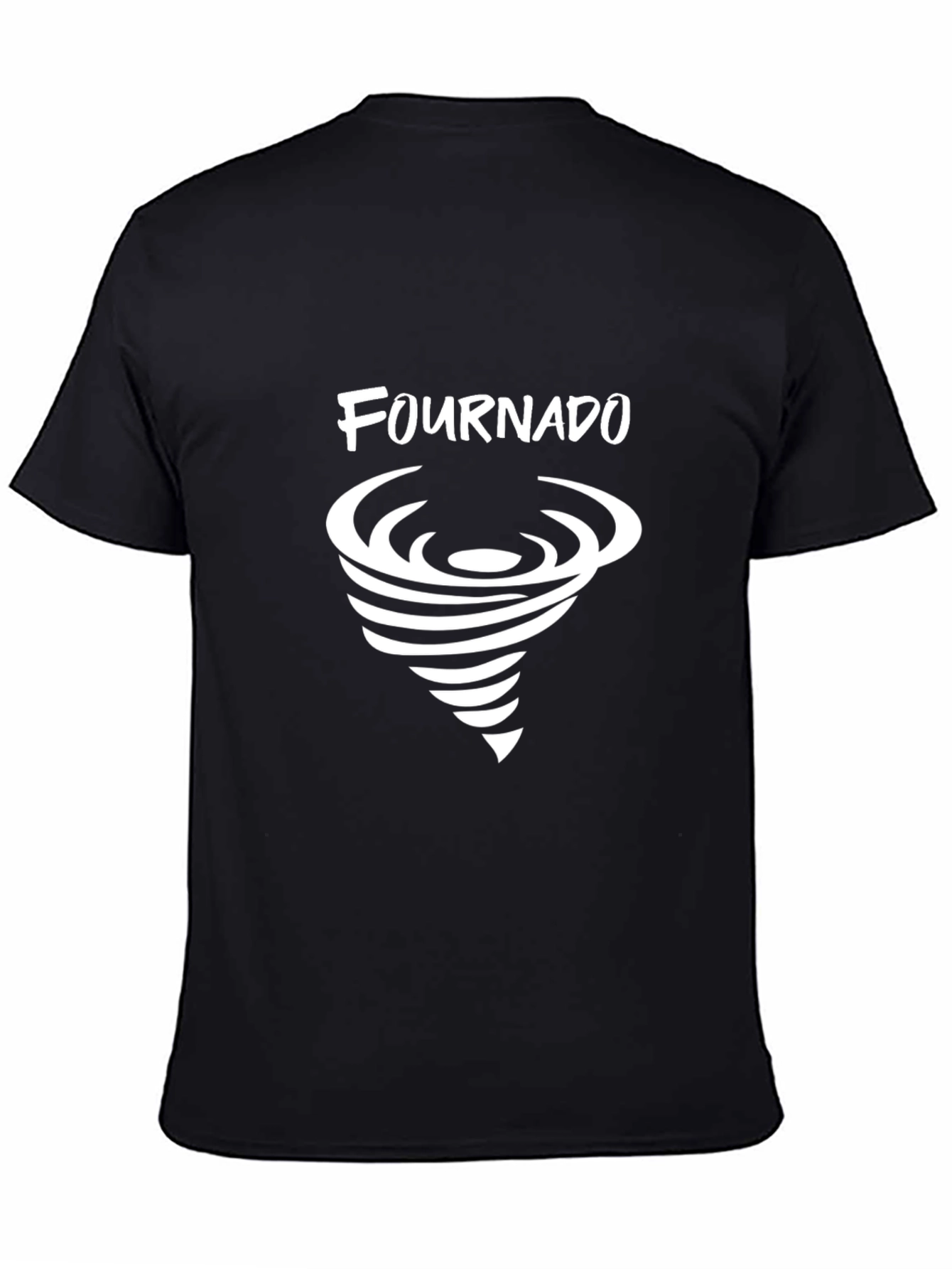 Fournado Graphic Tee - Black Casual T-Shirt