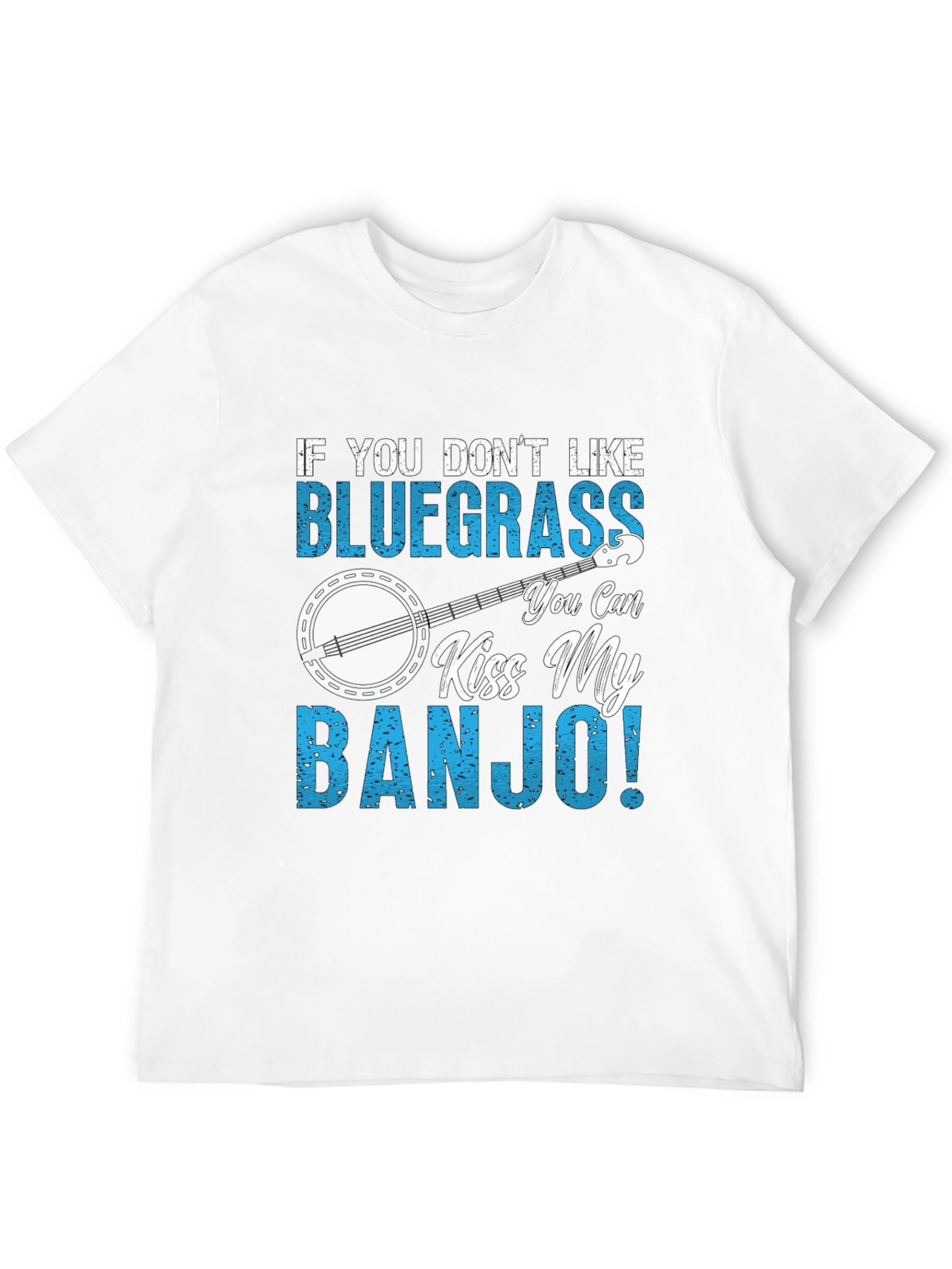 Bluegrass Banjo T-Shirt - Kiss My Banjo!