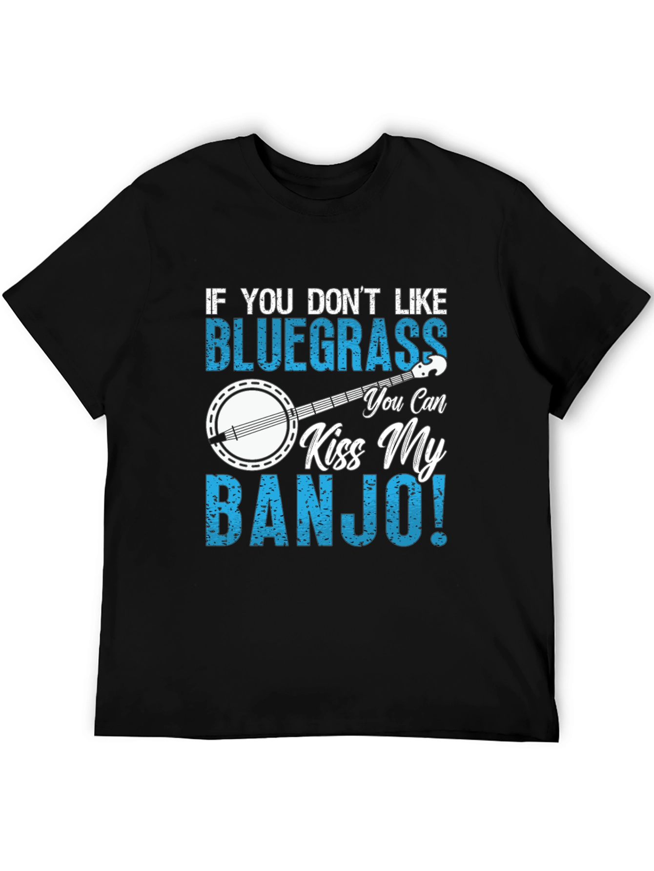 Bluegrass Banjo T-Shirt - Kiss My Banjo!