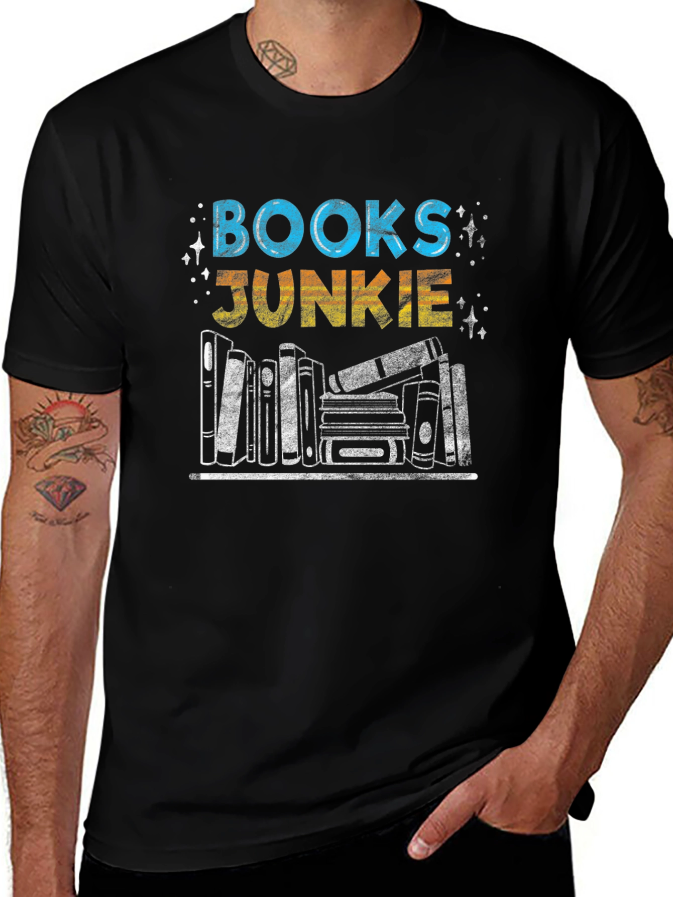 Books Junkie Graphic Tee