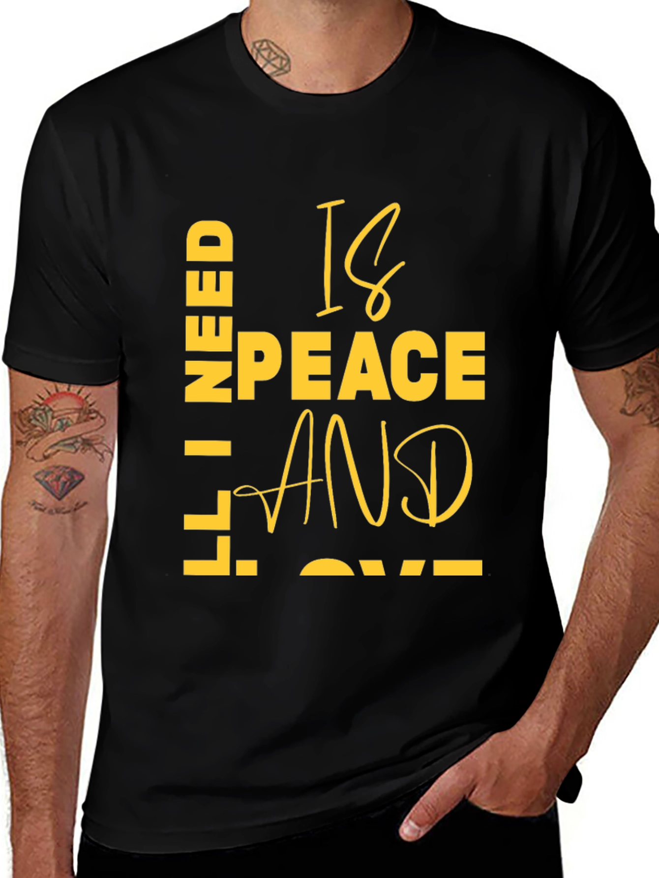 Peace and Love Graphic Tee