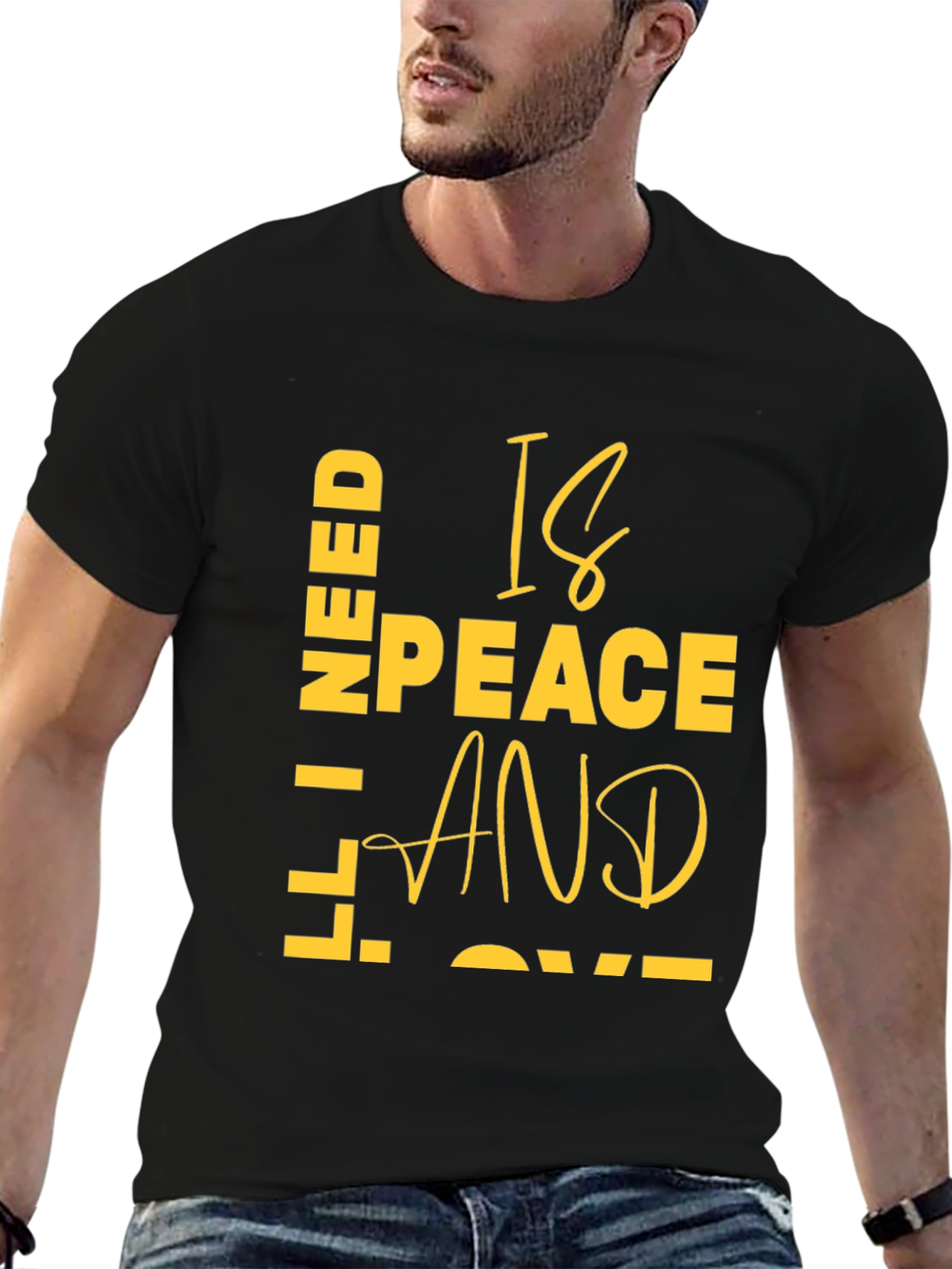 Peace and Love Graphic Tee